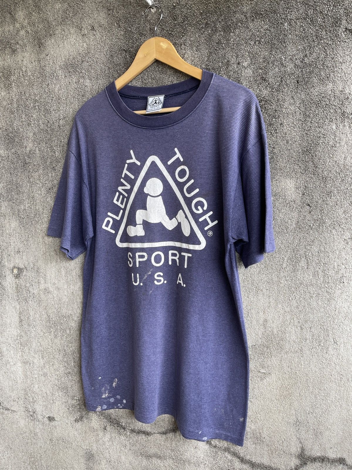 Vintage Last Drop🔥Rare🔥Vtg Plenty Tough Sun Faded ERD GRUNGE TEE Size US L / EU 52-54 / 3 - 3 Thumbnail