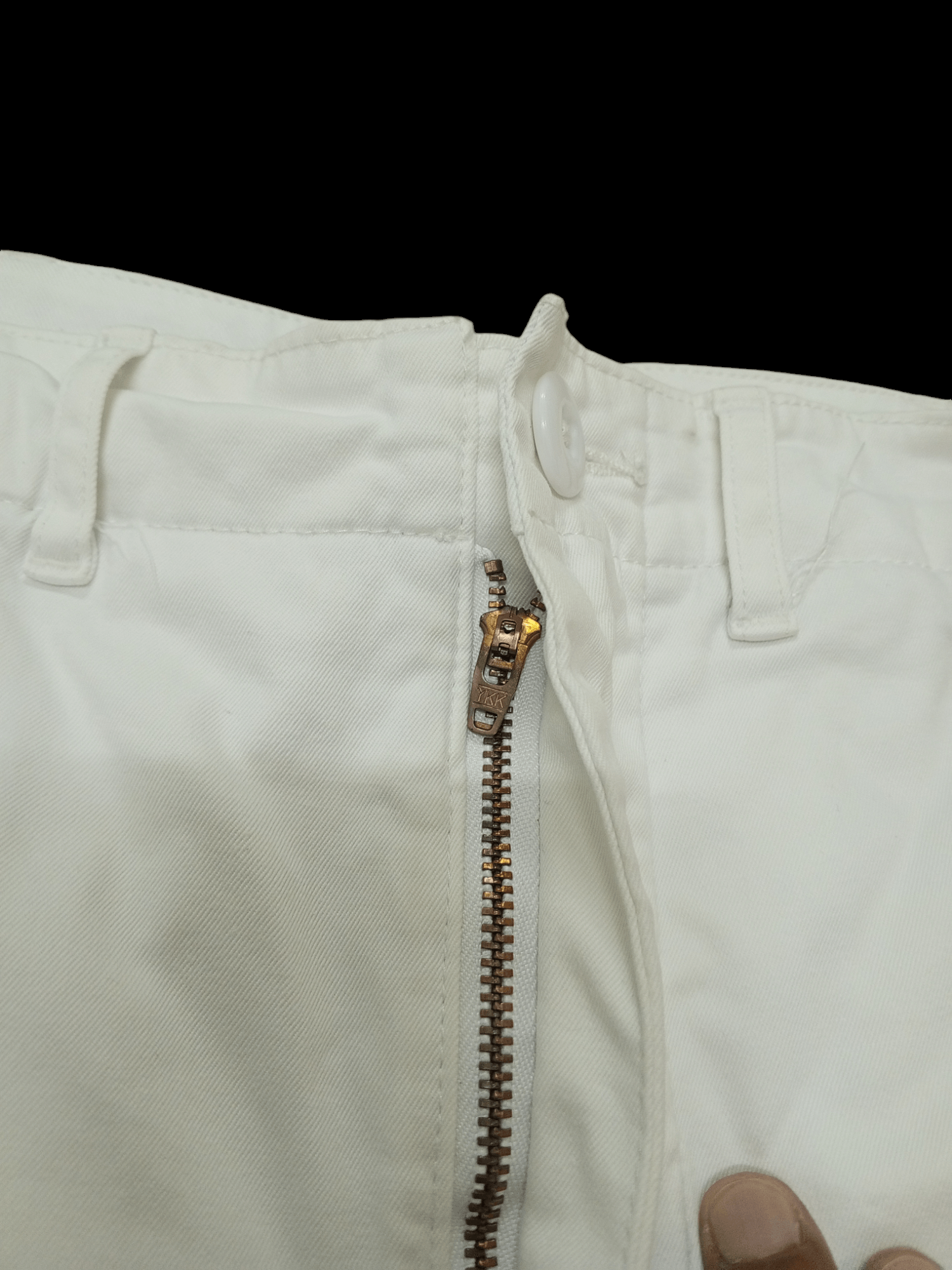 Designer × Japanese Brand Vintage Beam Japanese Fabric White Casual Pants Size US 32 / EU 48 - 4 Thumbnail