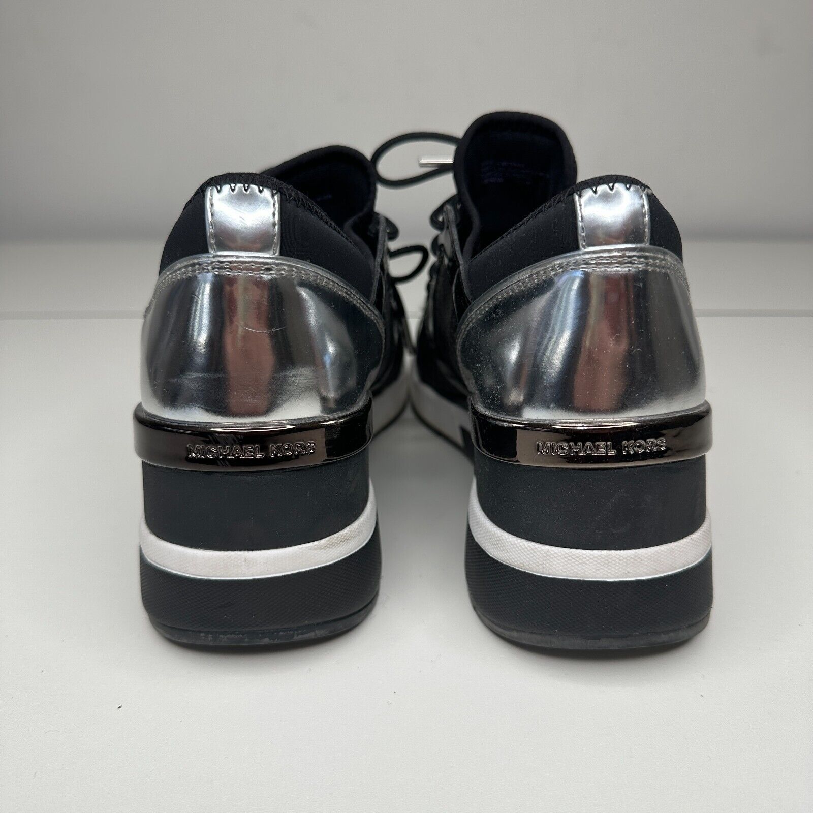 Michael Kors Michael Kors Black Scout Trainer Scuba Leather Sneaker 9 Size US 9 / IT 39 - 11 Thumbnail