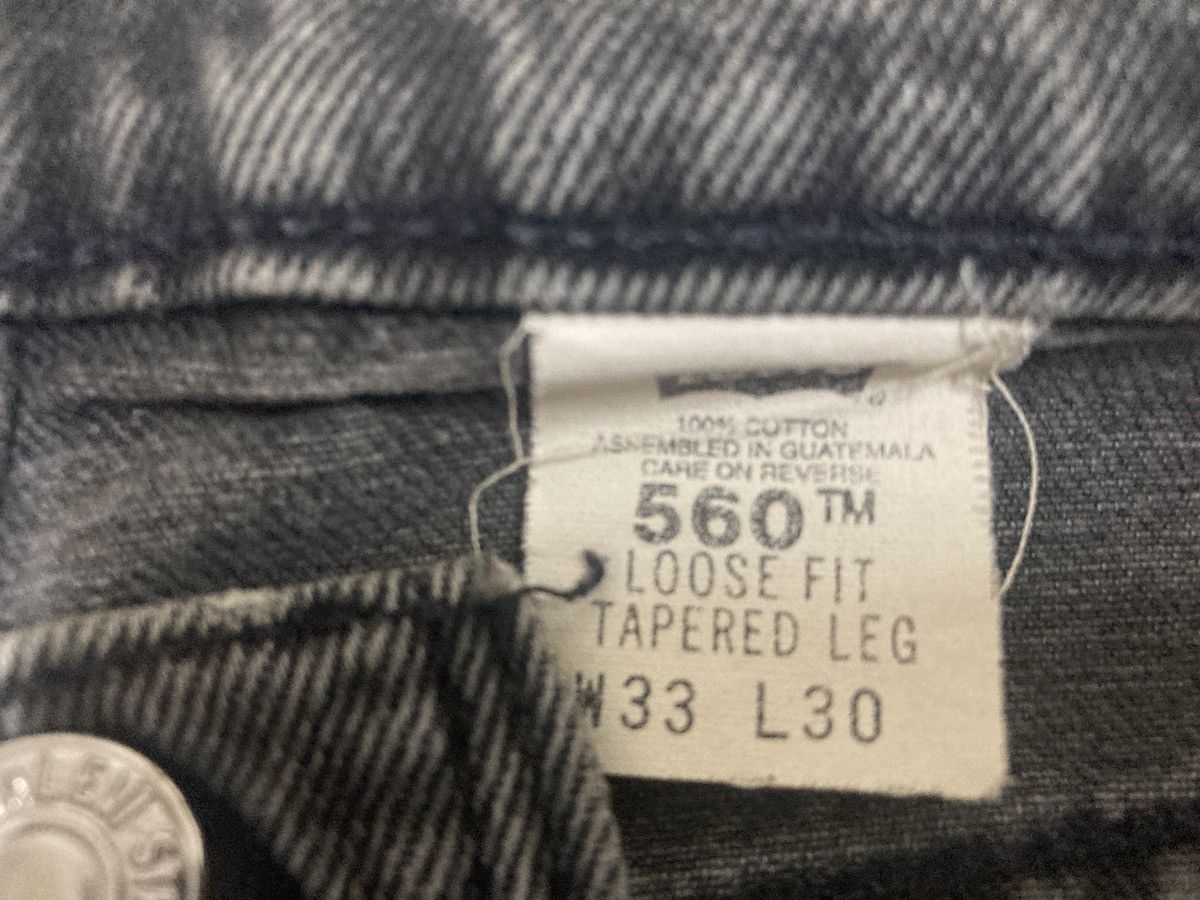 Levi's Vintage 90’s Levis 560 Orange Tab jeans Made in Guatemala Size US 33 - 4 Thumbnail