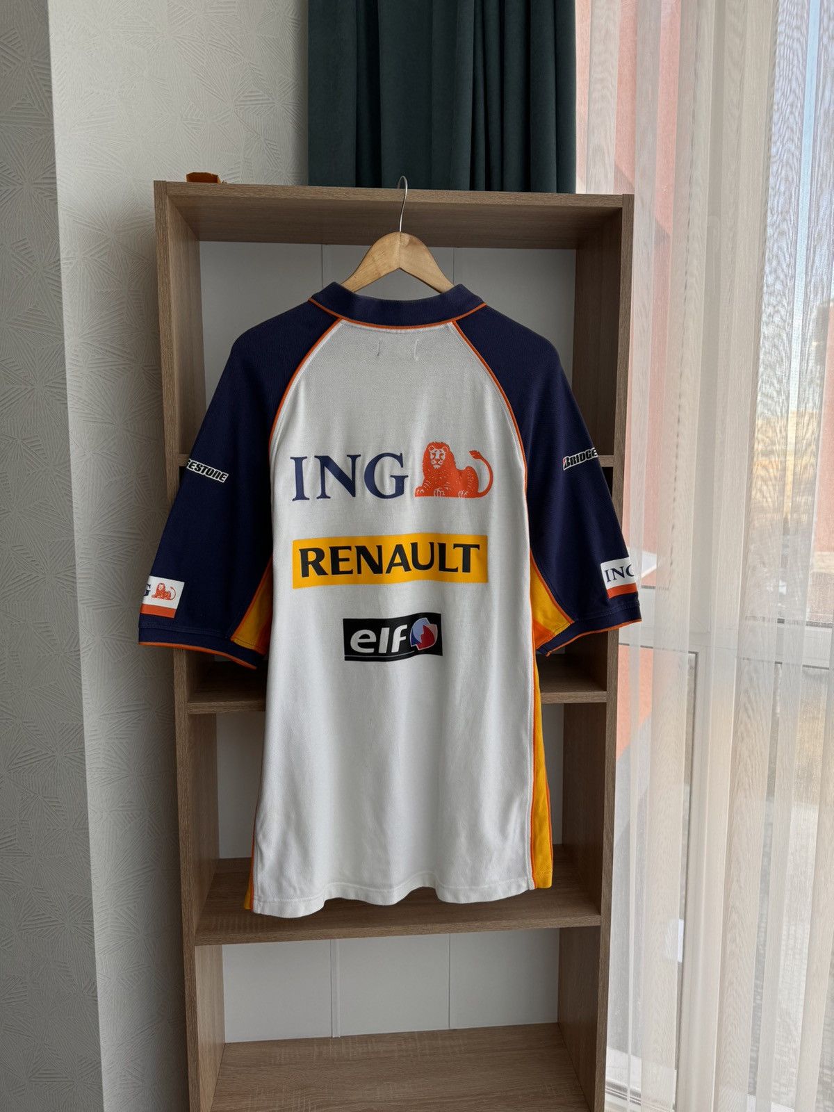 Formula 1 × Vintage Vintage Renault ING Fernando Alonso Formula 1 Racing T-Shirt Size US XL / EU 56 / 4 - 8 Thumbnail