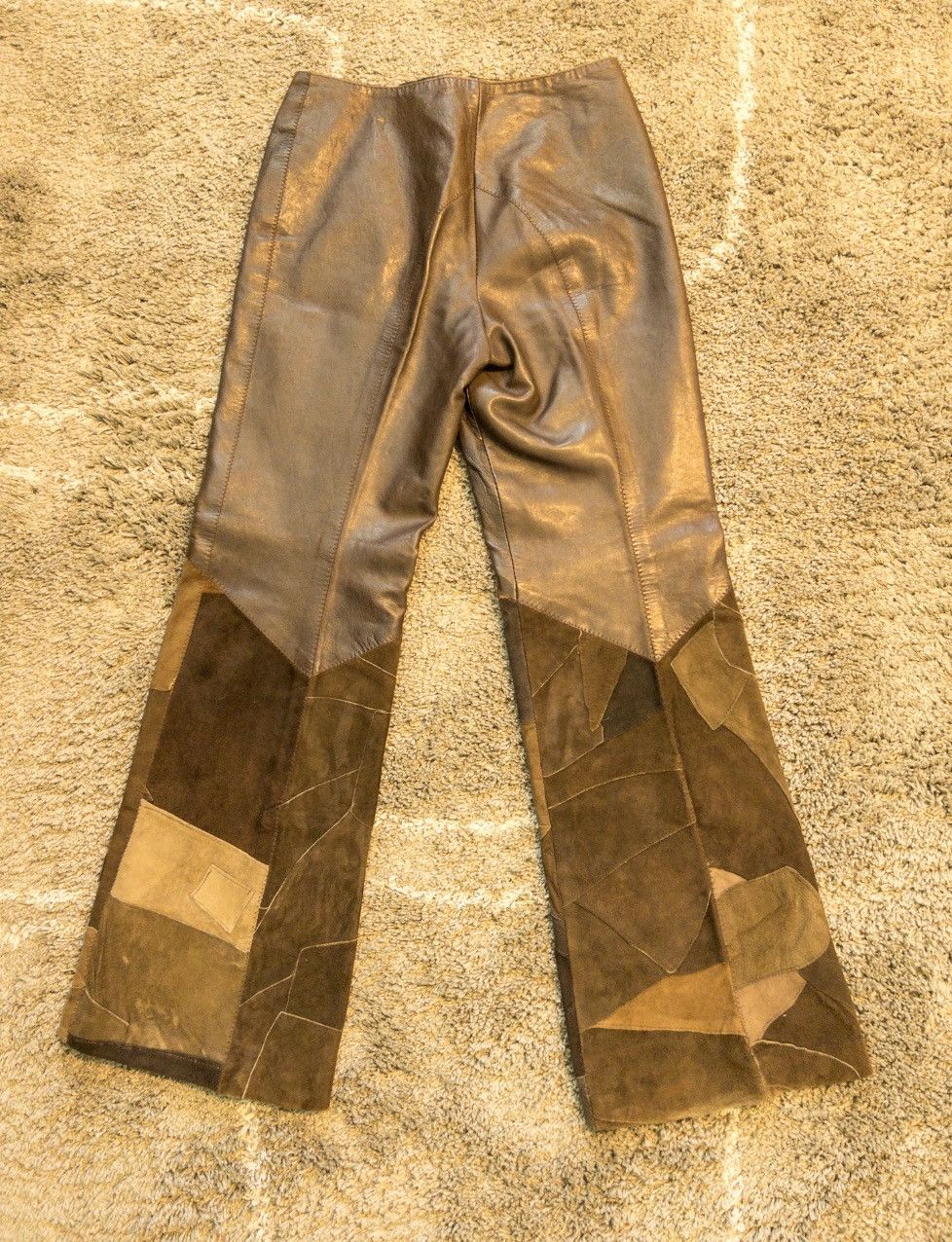 If Six Was Nine × Le Grande Bleu (L.G.B.) × Tornado Mart Made In Spain Vintage IfsixWasNine Leather Pants Size US 29 - 2 Thumbnail