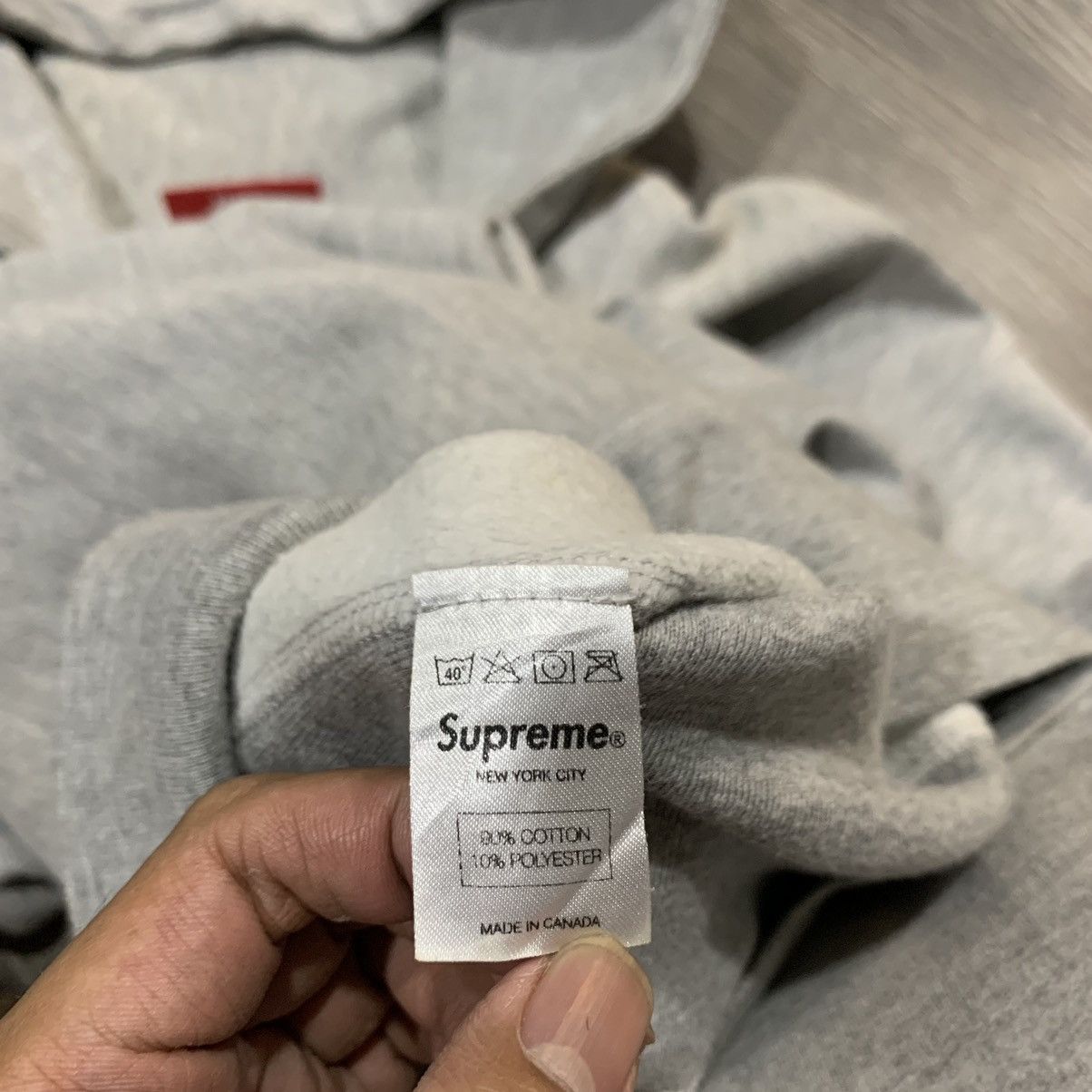 Kaws × Supreme SS11 Supreme Kaws Chalk Box Logo Hoodie Grey Size US XL / EU 56 / 4 - 12 Thumbnail