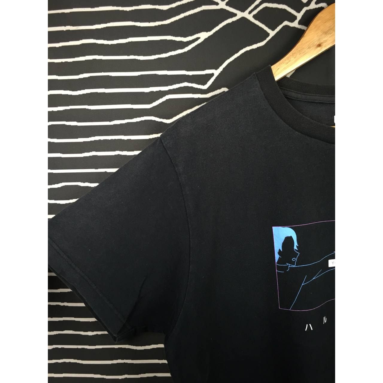 Band Tees × Japanese Brand × Uniqlo Yoasobi Japanese Music Super Duo Anime Style Band Tee Size US XL / EU 56 / 4 - 5 Thumbnail
