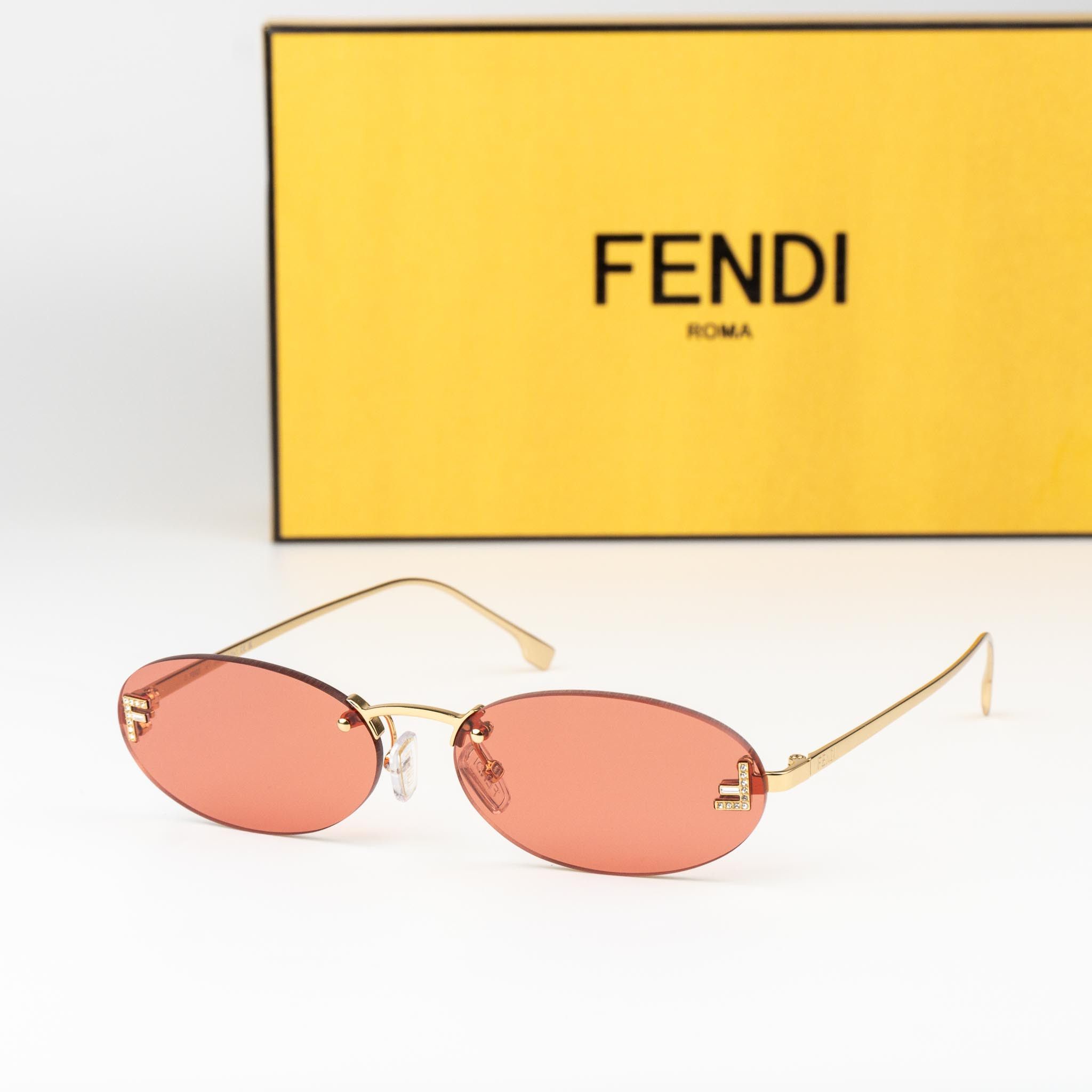 Fendi Fendi FIRST CRYSTAL Women Sunglasses FE4075US 30S BRAND NEW Size ONE SIZE - 1 Thumbnail