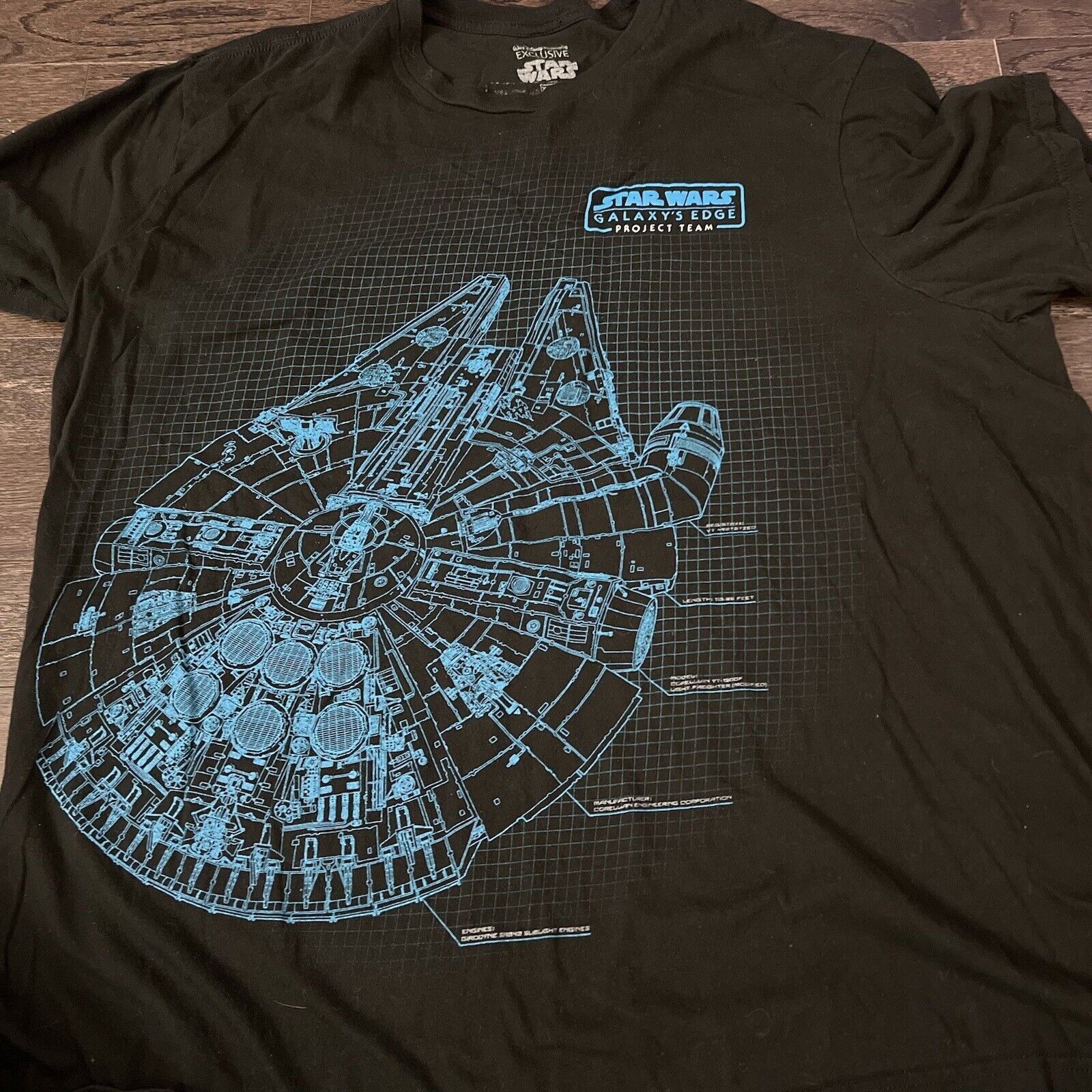 Disney Disney Star Wars Galaxy’s edge Project Team Tshirt 3XL Black Size US XXL / EU 58 / 5 - 1 Thumbnail
