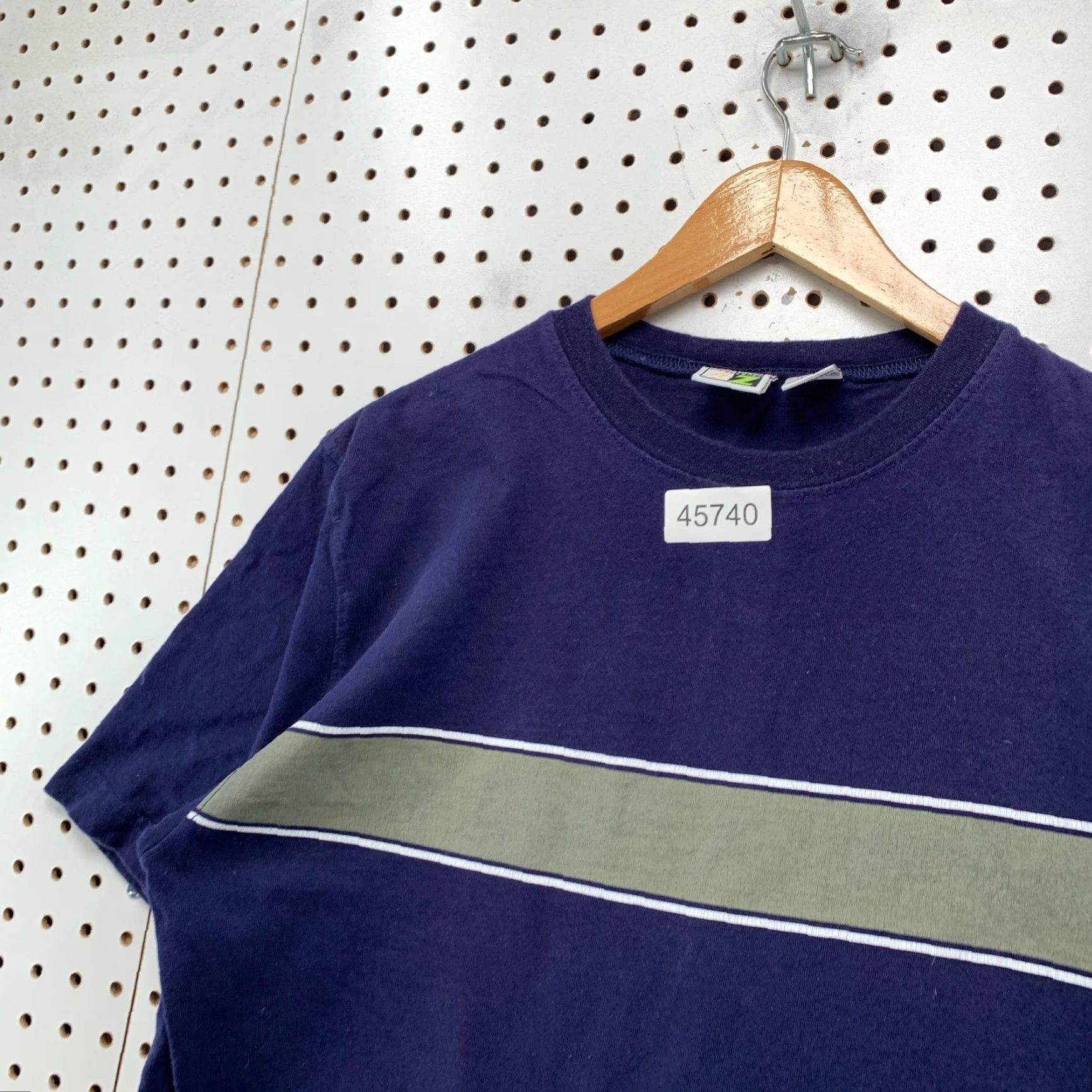 Vintage VINTAGE Energy Zone T-Shirt Mens M Blue Striped Punk Energy Zone Shirt Mens M Blue Striped Punk 90s Concert Skate Goth Size US M / EU 48-50 / 2 - 7 Thumbnail