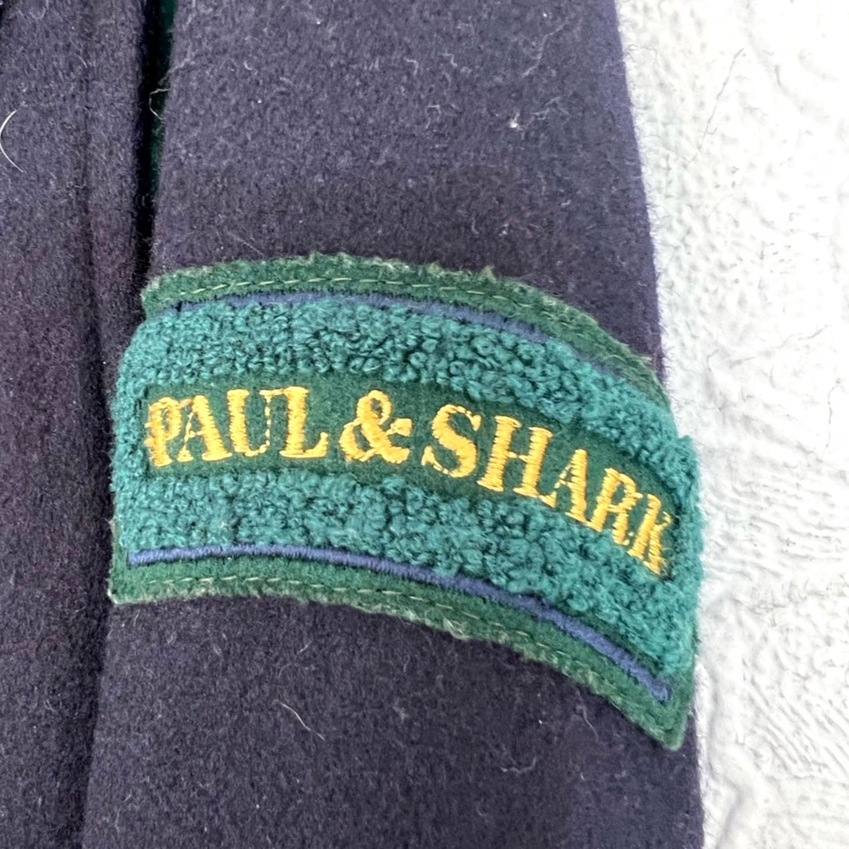 Paul & Shark Paul & Shark Yachting Varsity Jacket Wool Blend Size S Mens Black 1985 RARE Size US S / EU 44-46 / 1 - 3 Thumbnail