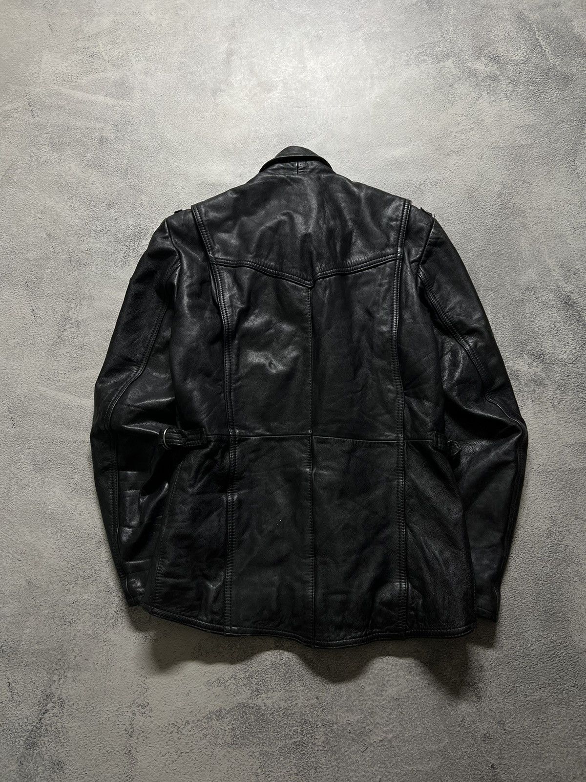 Hein Gericke Vintage Heine Gericke Leather Assymetric Biker Racing Jacket Size US M / EU 48-50 / 2 - 8 Thumbnail