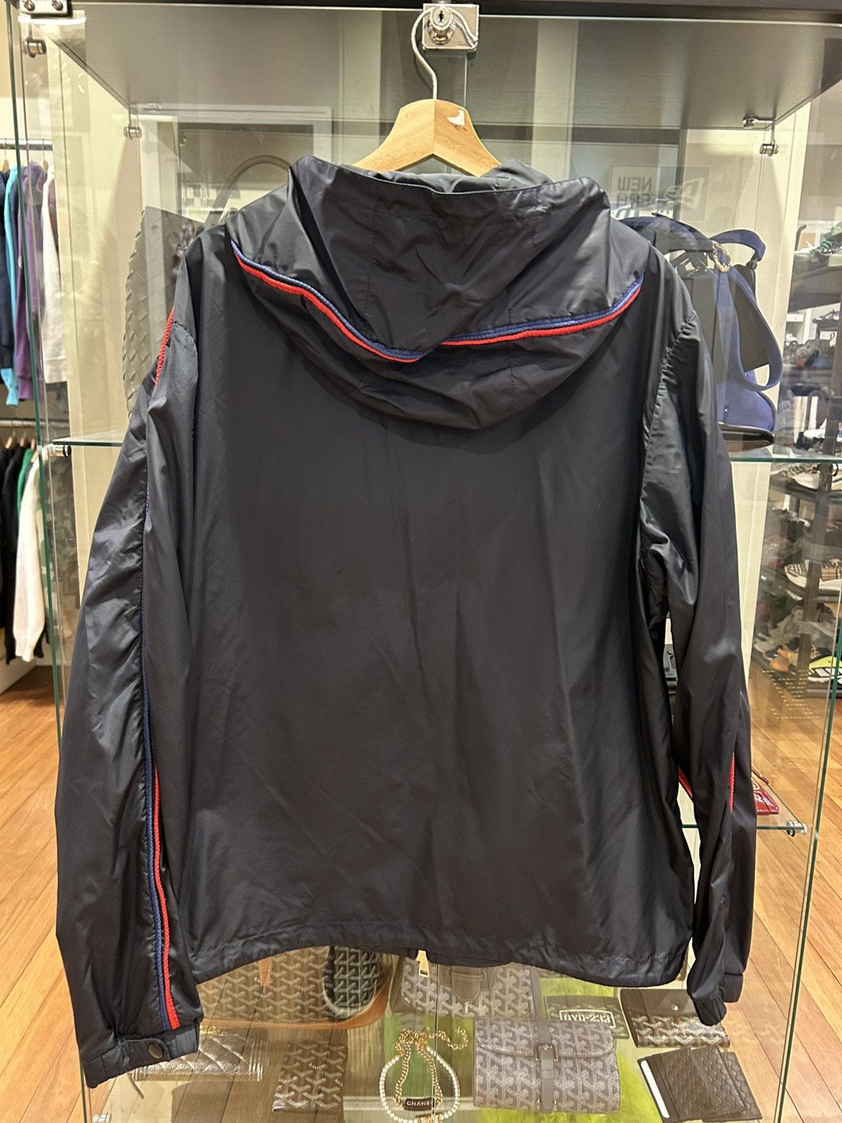 Moncler Moncler Hattab Logo Patch Windbreaker Size US XXL / EU 58 / 5 - 2 Thumbnail