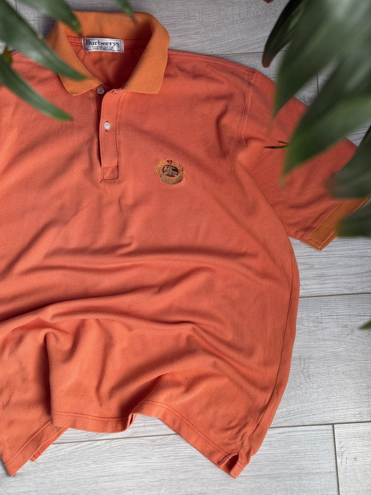 Burberry × Vintage Vintage shirt Burberry Polo Size US L / EU 52-54 / 3 - 1 Thumbnail