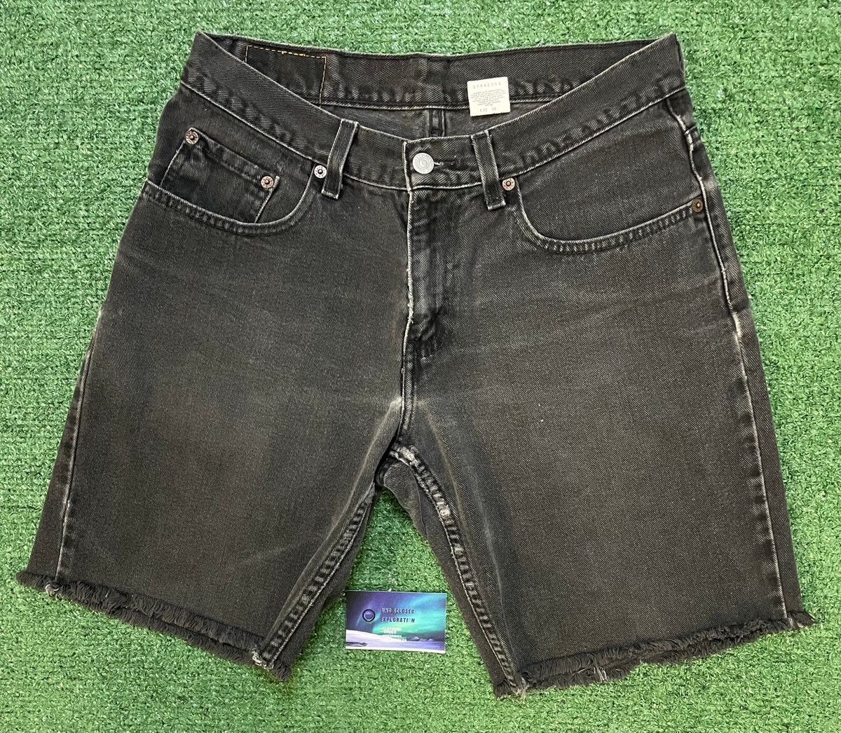 Levi's Vintage Levi 550 black Jean shorts Size US 30 / EU 46 - 1 Thumbnail