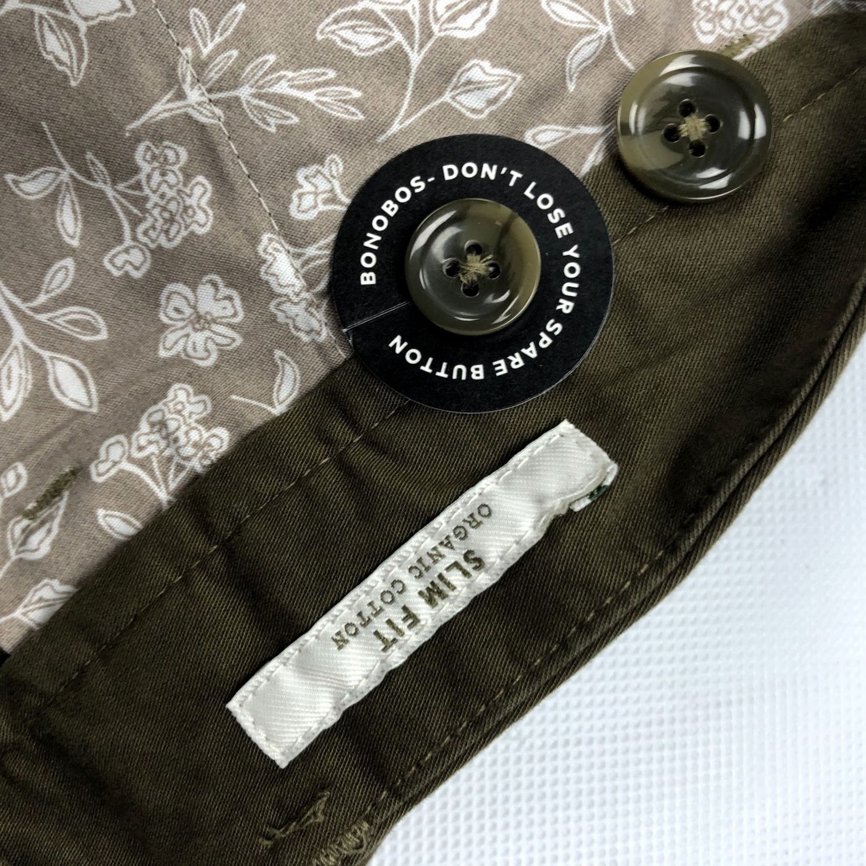 Bonobos BONOBOS Men's 34x32 Slim Fit Dark Olive Organic Cotton Chino Pants NWT Size US 34 / EU 50 - 7 Thumbnail