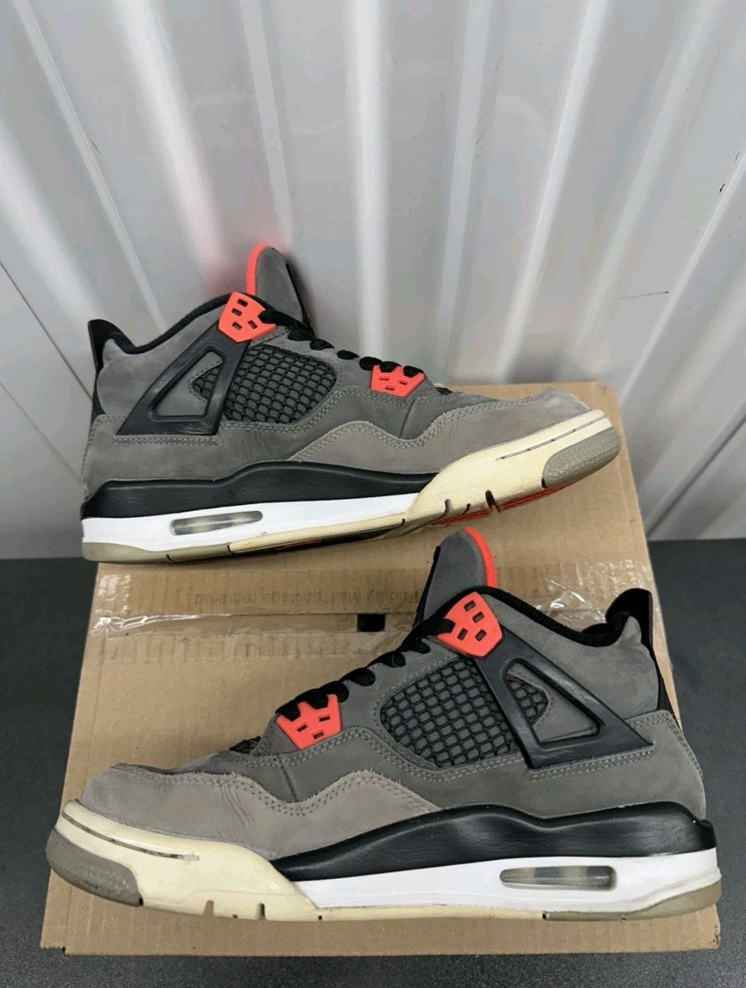Jordan Brand Size 6.5 - Nike Air Jordan 4 Retro Infrared 408452-061 Size US 6.5 / EU 39-40 - 4 Thumbnail