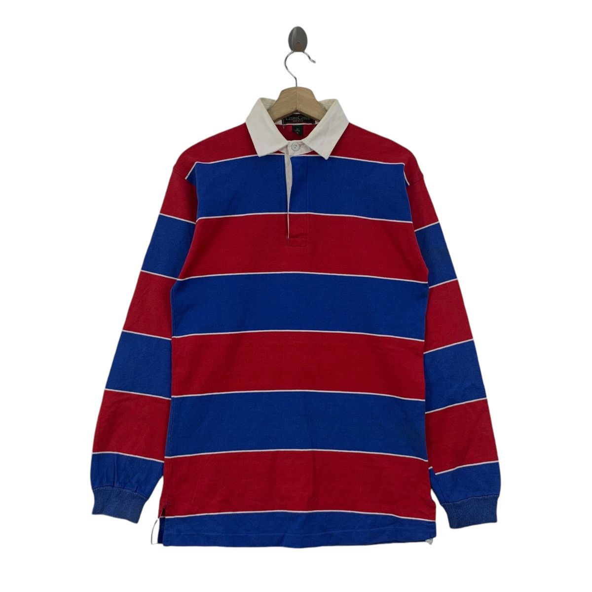 Vintage Vintage 90’ CROSS CREEK Made In USA Rugby Polo Tee Shirt Size US L / EU 52-54 / 3 - 1 Thumbnail