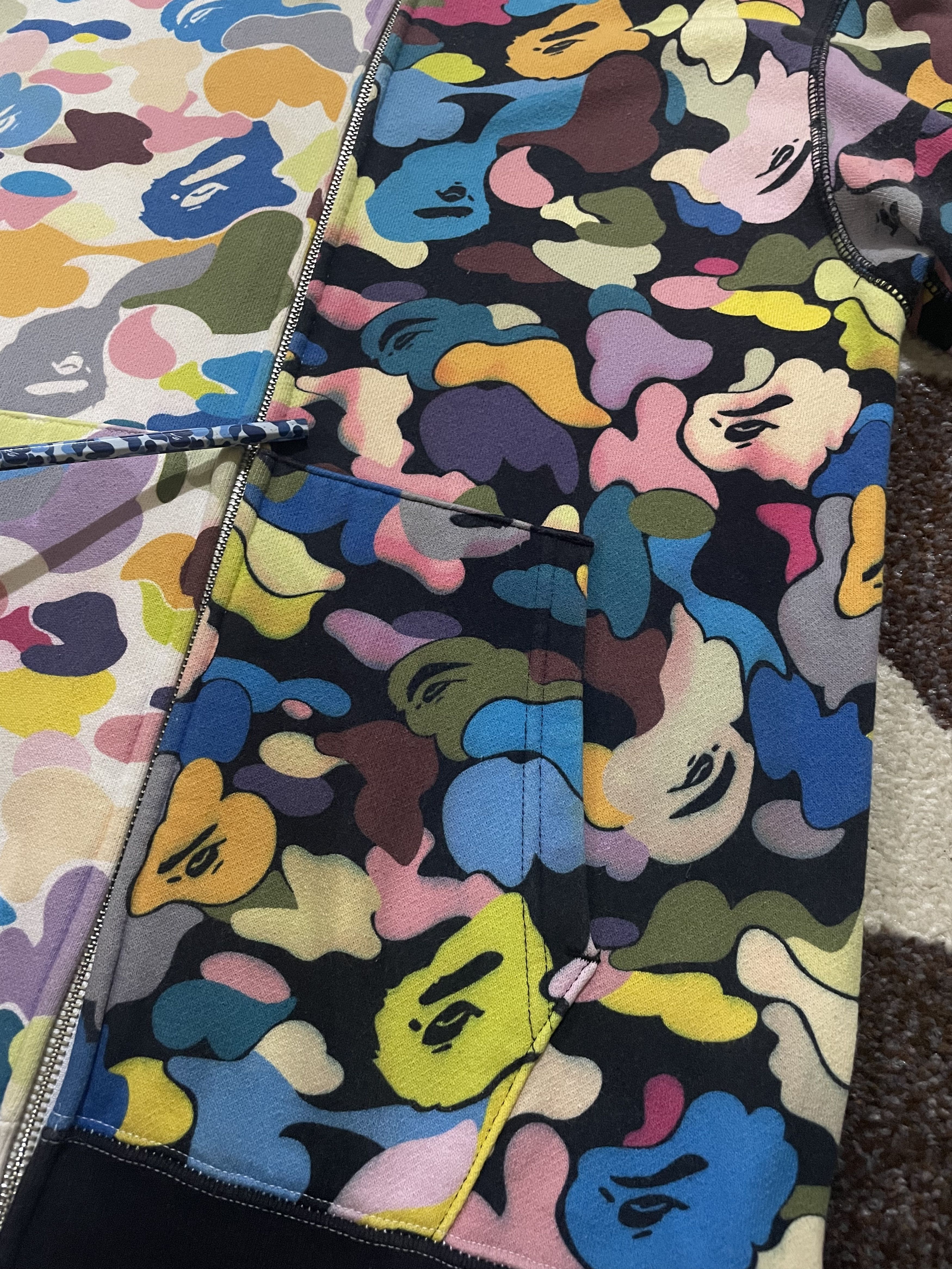 Bape Bape Multi Camo Split Shark Fullzip Hoodie Size US M / EU 48-50 / 2 - 19 Thumbnail