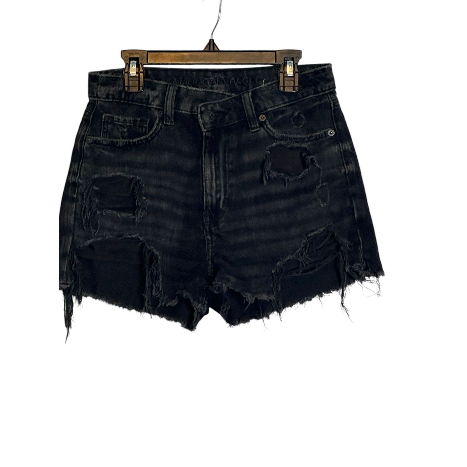 American Eagle Outfitters American Eagle denim distressed cut off shorts size 00 Size 24" / US 00 / IT 34 - 11 Thumbnail