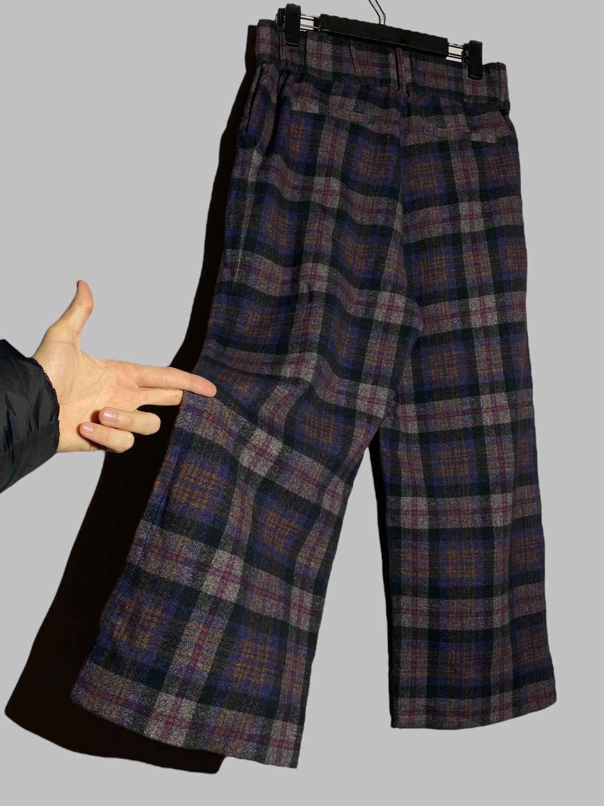 Circolo 1901 Circolo 1901 Tartan Check Women’s Straight Cropped Pants Size 27" / US 4 / IT 40 - 4 Thumbnail