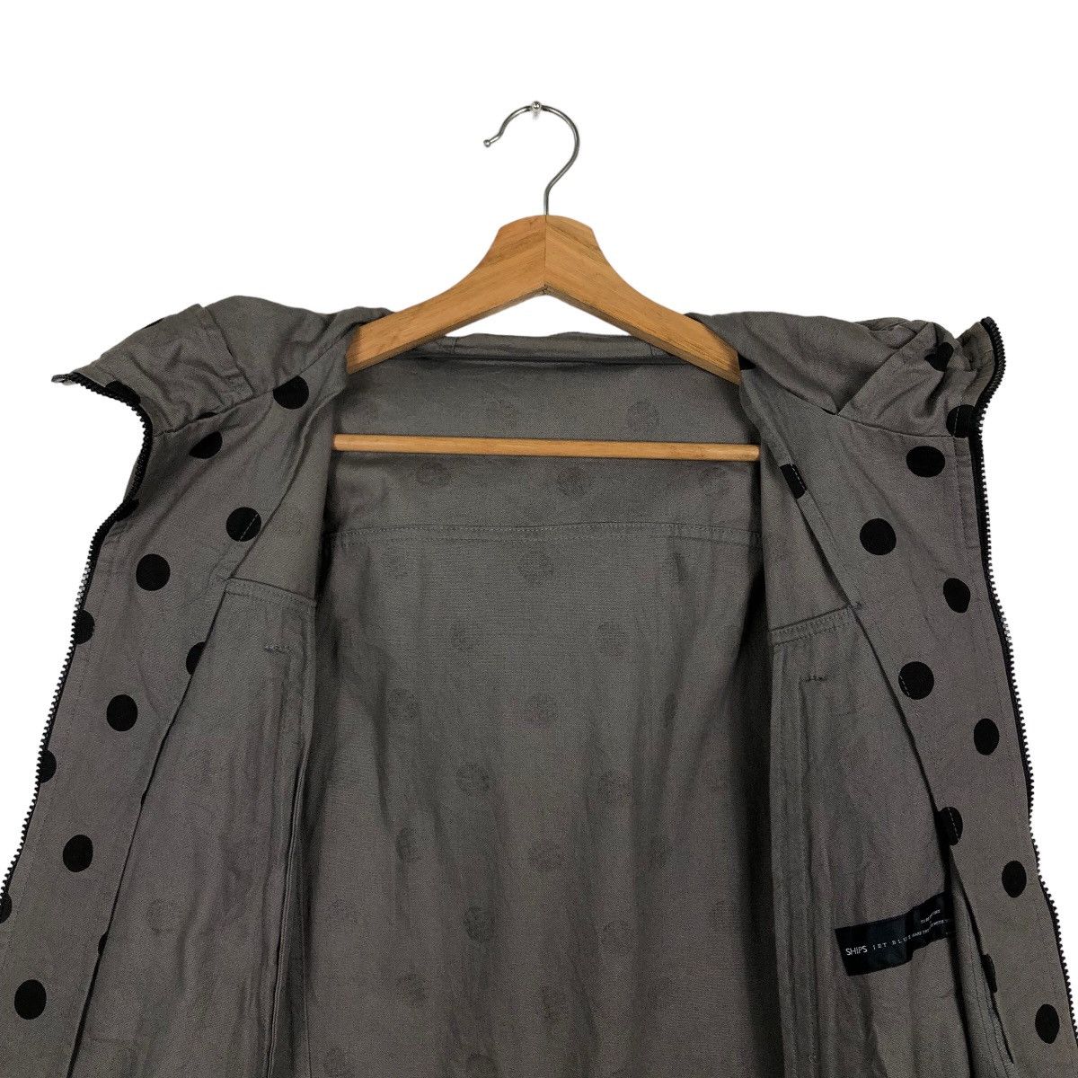 Issey Miyake 🔥Rare Polkadot Chore Jacket Hoodie Ships Jet Blue Japan Size US L / EU 52-54 / 3 - 12 Thumbnail