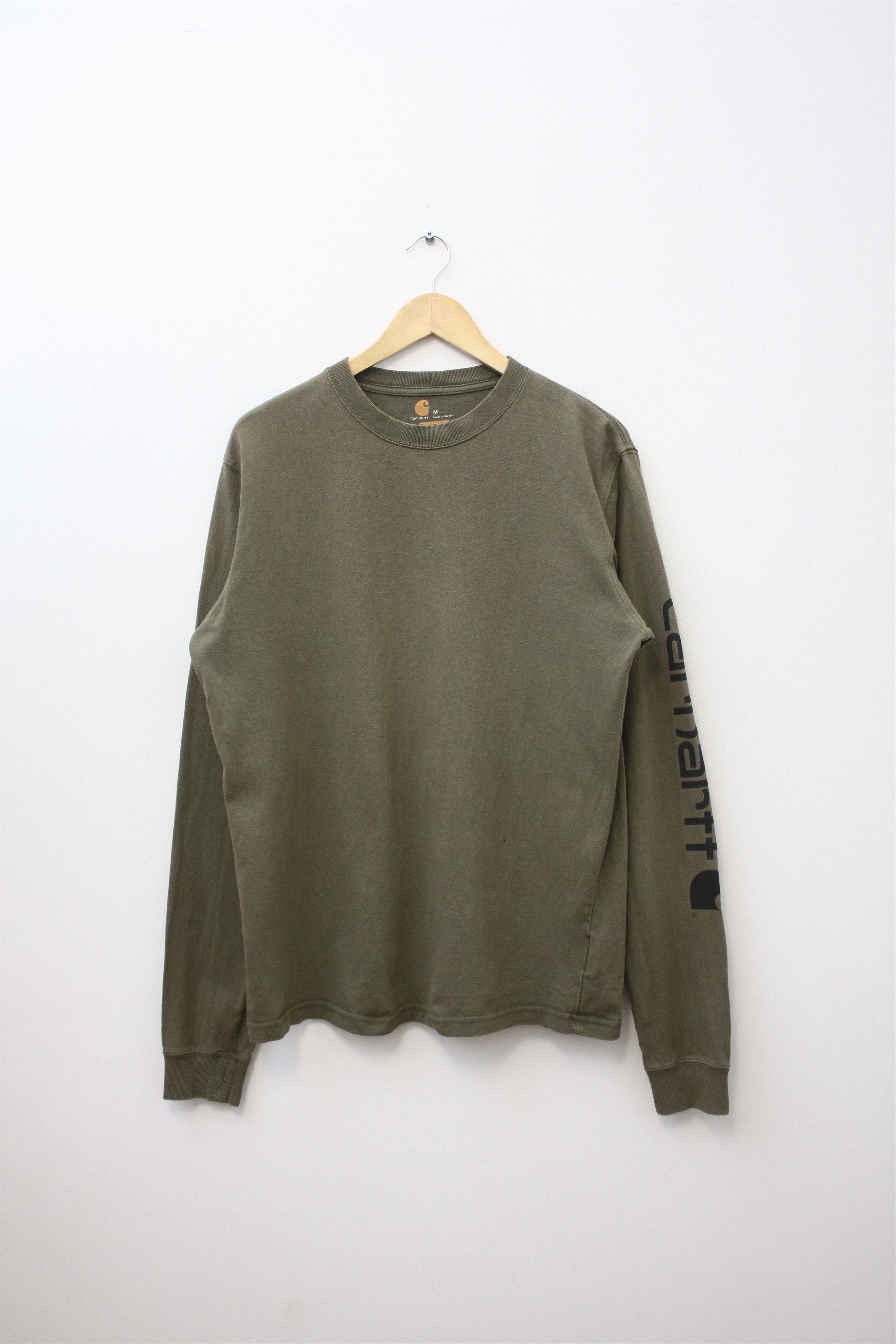 Carhartt Carhartt Olive Army Green Long Sleeve Tee Medium Size US M / EU 48-50 / 2 - 2 Thumbnail