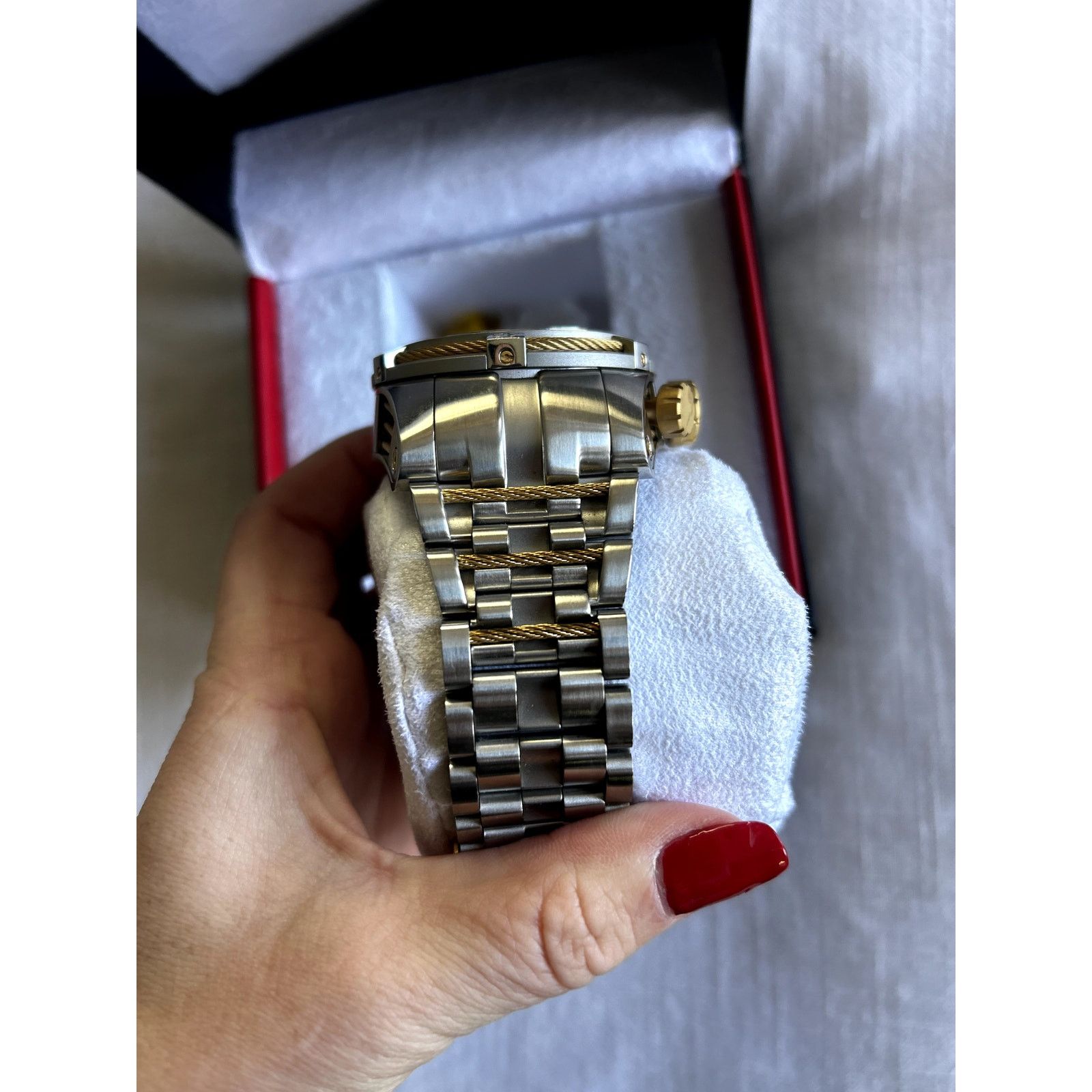 Invicta Invicta Reserve Bolt Zeus Jason Taylor silver/gold watch Size ONE SIZE - 7 Thumbnail