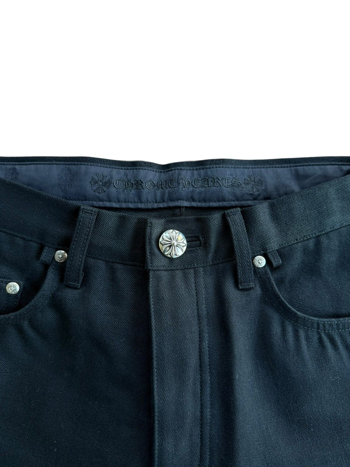 Chrome Hearts Chrome Hearts Fleur Knee Denim 30 Size US 30 / EU 46 - 4 Thumbnail