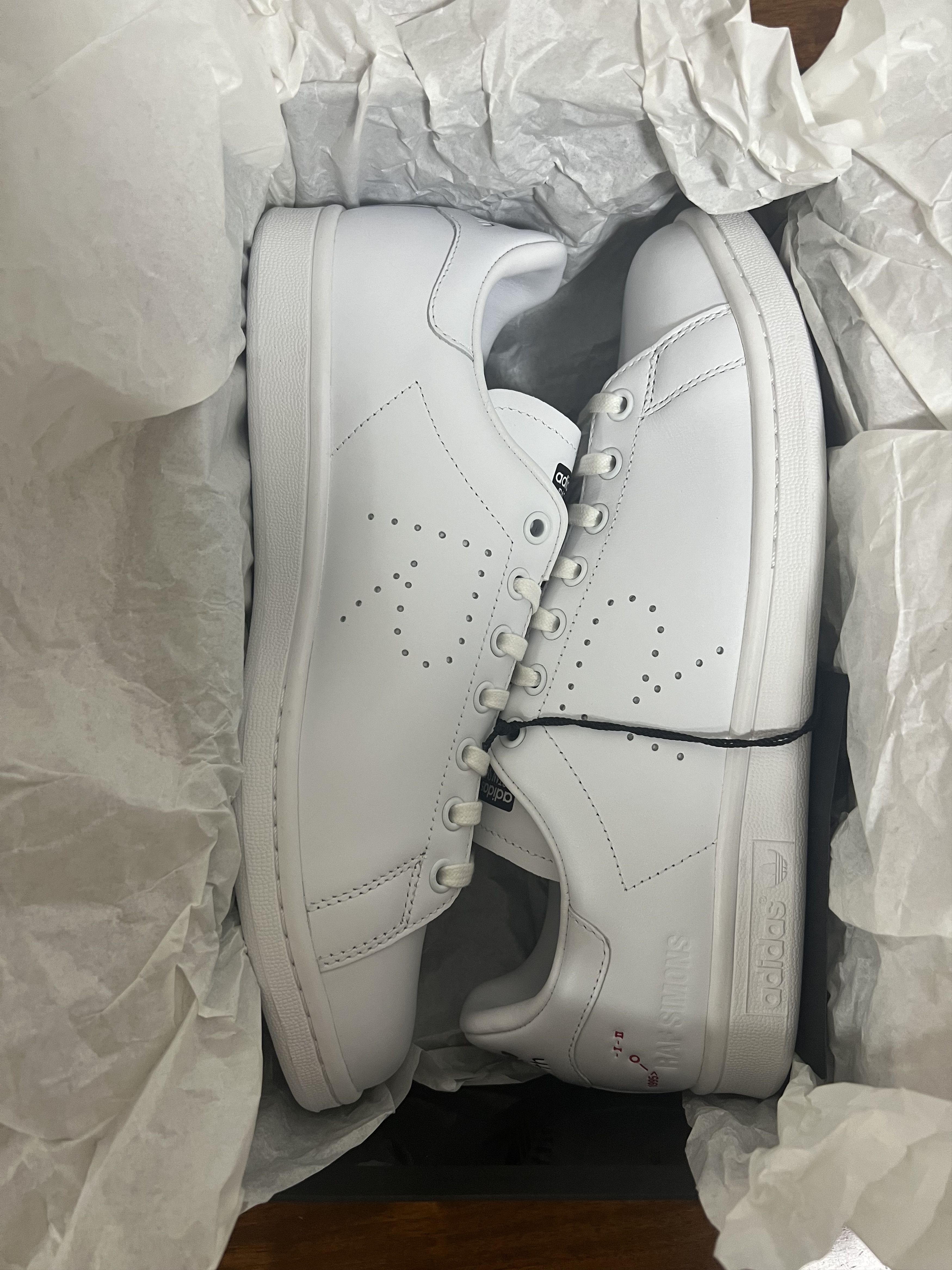 Adidas × Raf Simons 💚 2018 Raf Simons x Adidas Stan Smith Core White US 10 NEW Size US 10 / EU 43 - 15 Thumbnail