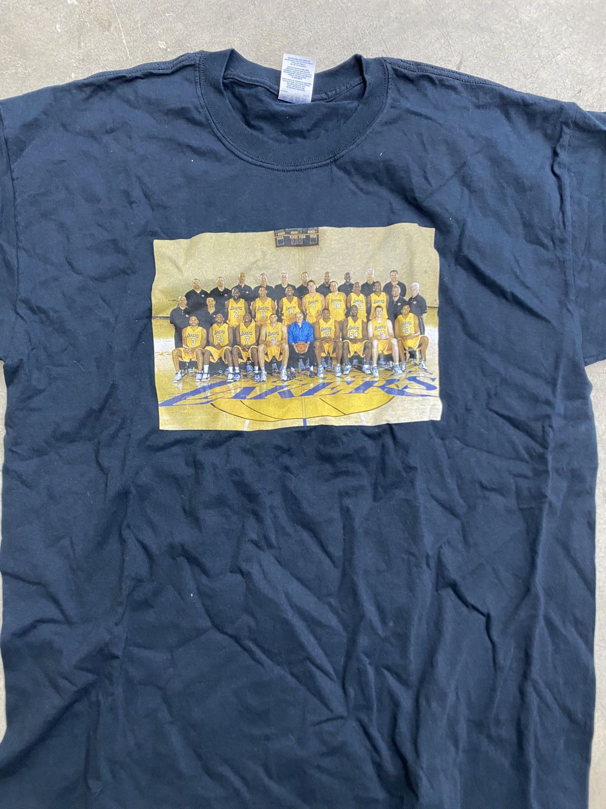 NBA Vintage Los Angeles Lakers Team Photo Tee Size US XL / EU 56 / 4 - 1 Thumbnail