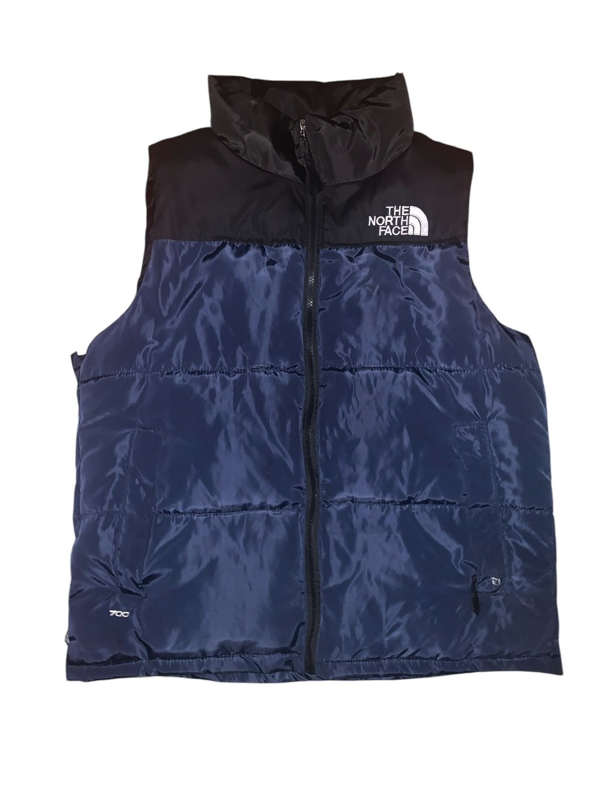 The North Face The North Face 700 Puffer Vest Navy Black Grailed