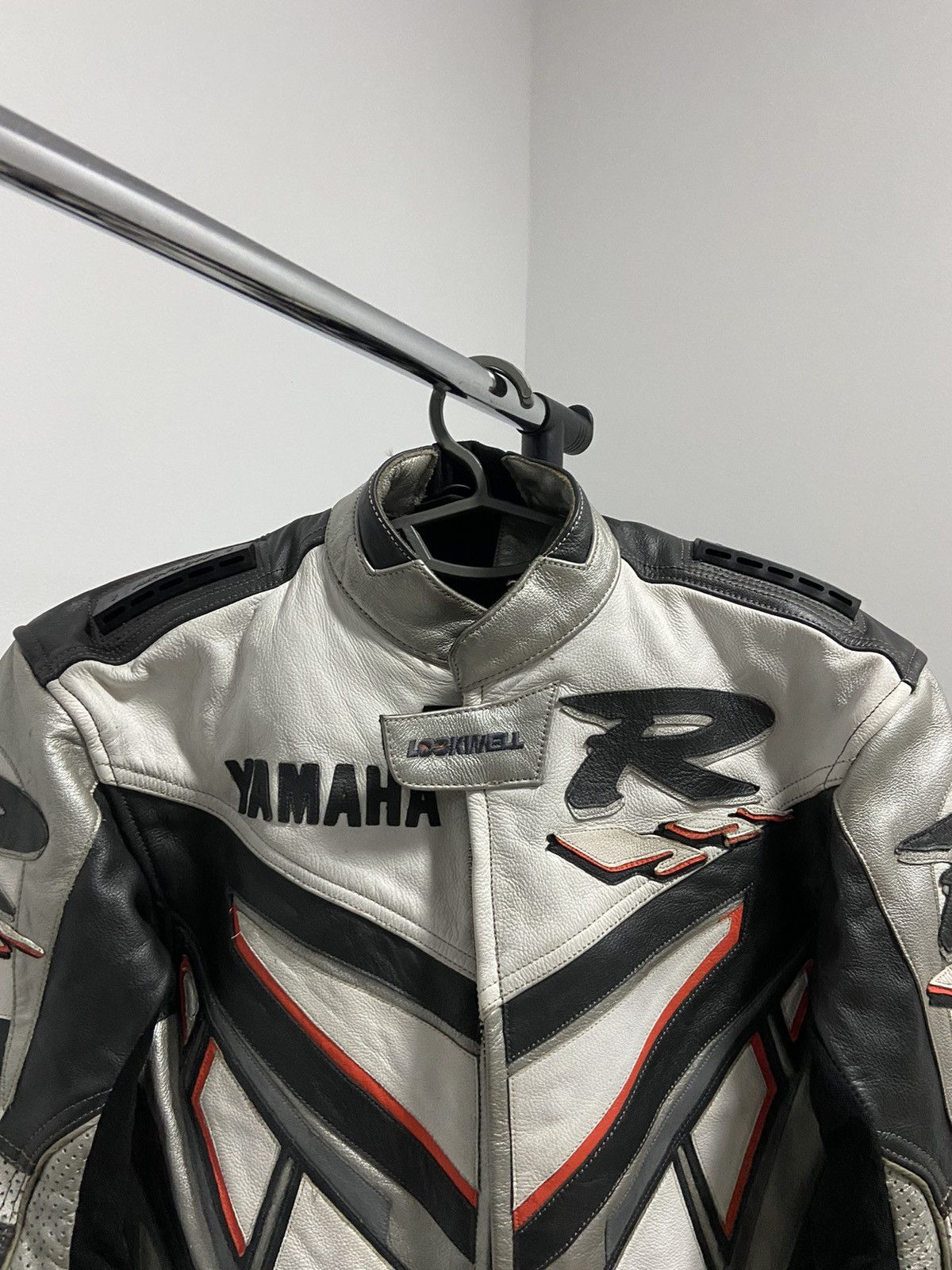 Vintage × Yamaha Yamaha R leather jacket big logo racing moto Size US S / EU 44-46 / 1 - 3 Thumbnail