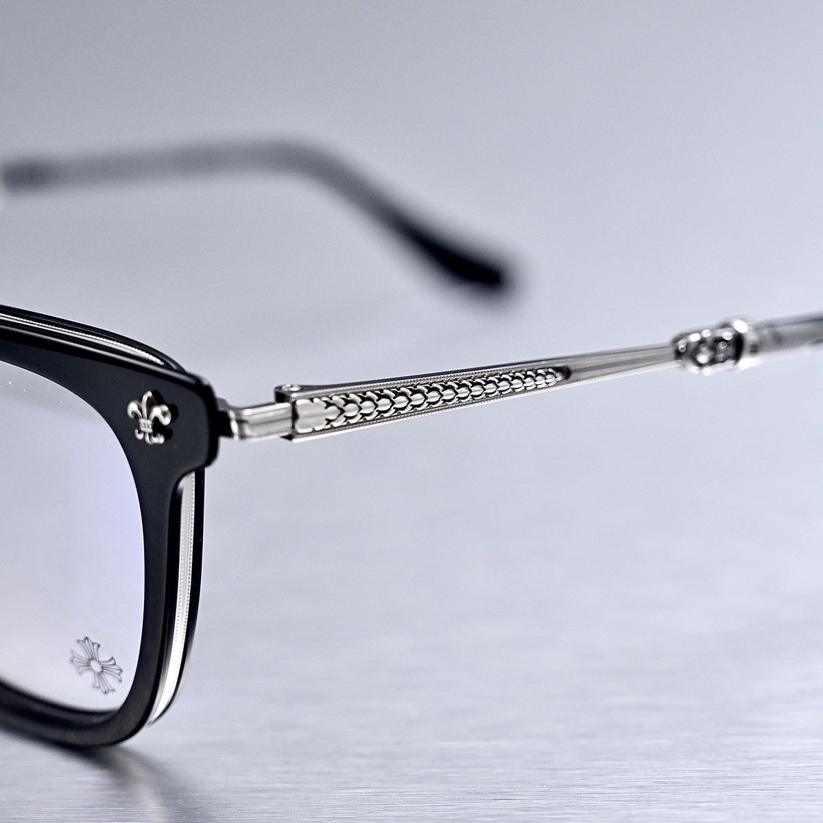 Chrome Hearts CHROME HEARTS STRAPADICTOME GLASSES Size ONE SIZE - 6 Thumbnail