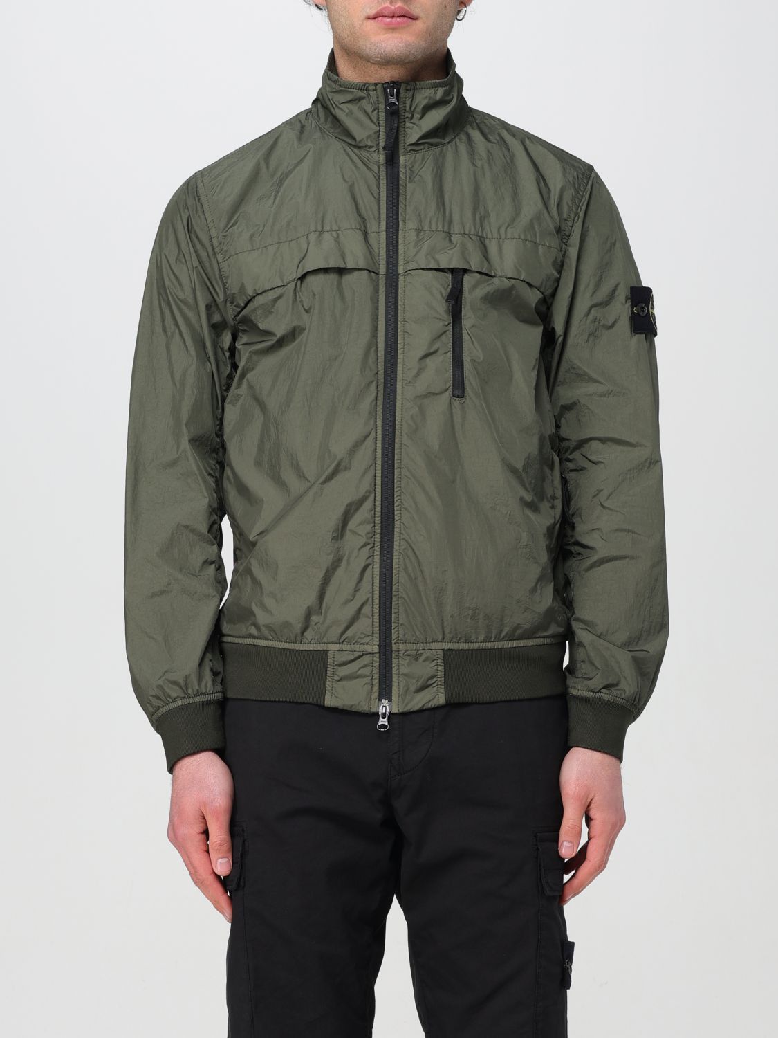 image of Stone Island Jacket Men Military (Size Medium)