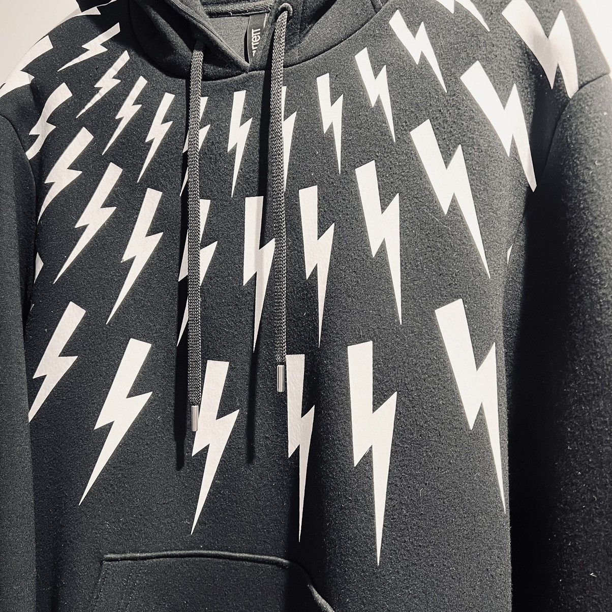 Neil barrett lightning bolt hoodie best sale