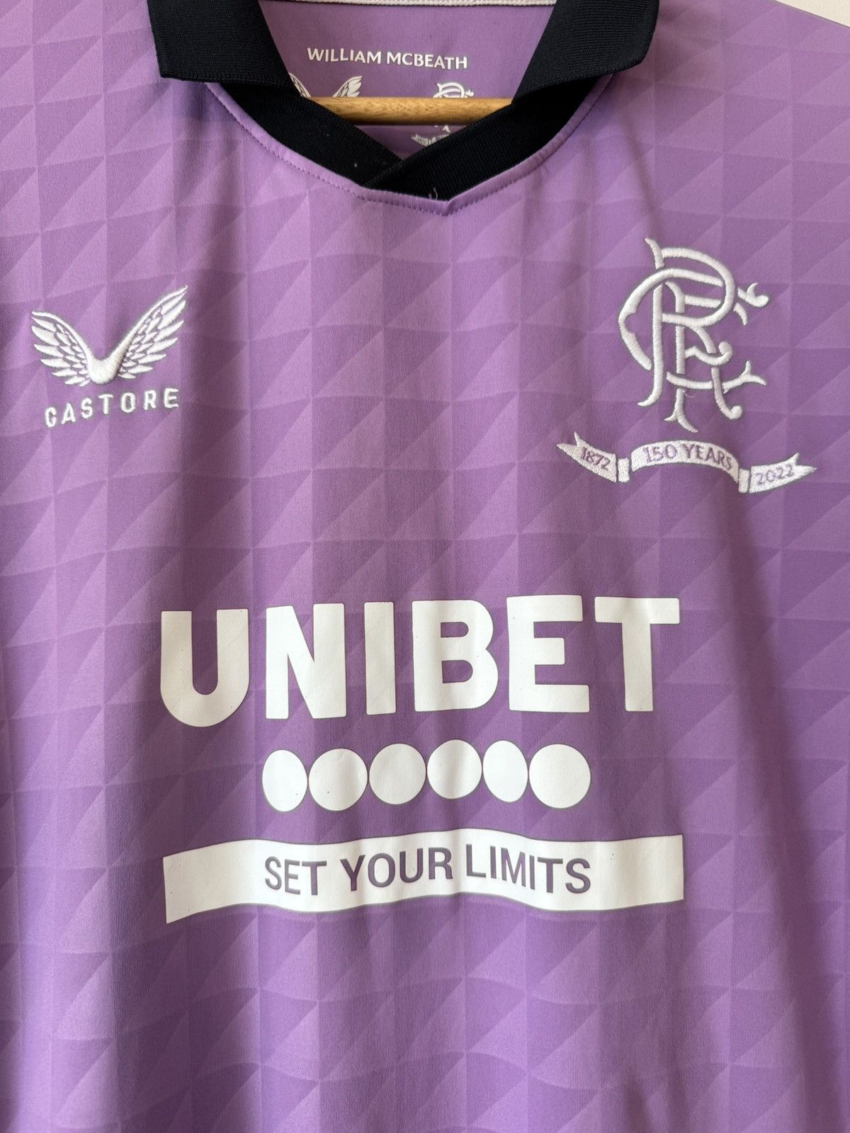Castore Rangers FC 2021-2022 Third Soccer Jersey Football Shirt Size US M / EU 48-50 / 2 - 6 Thumbnail