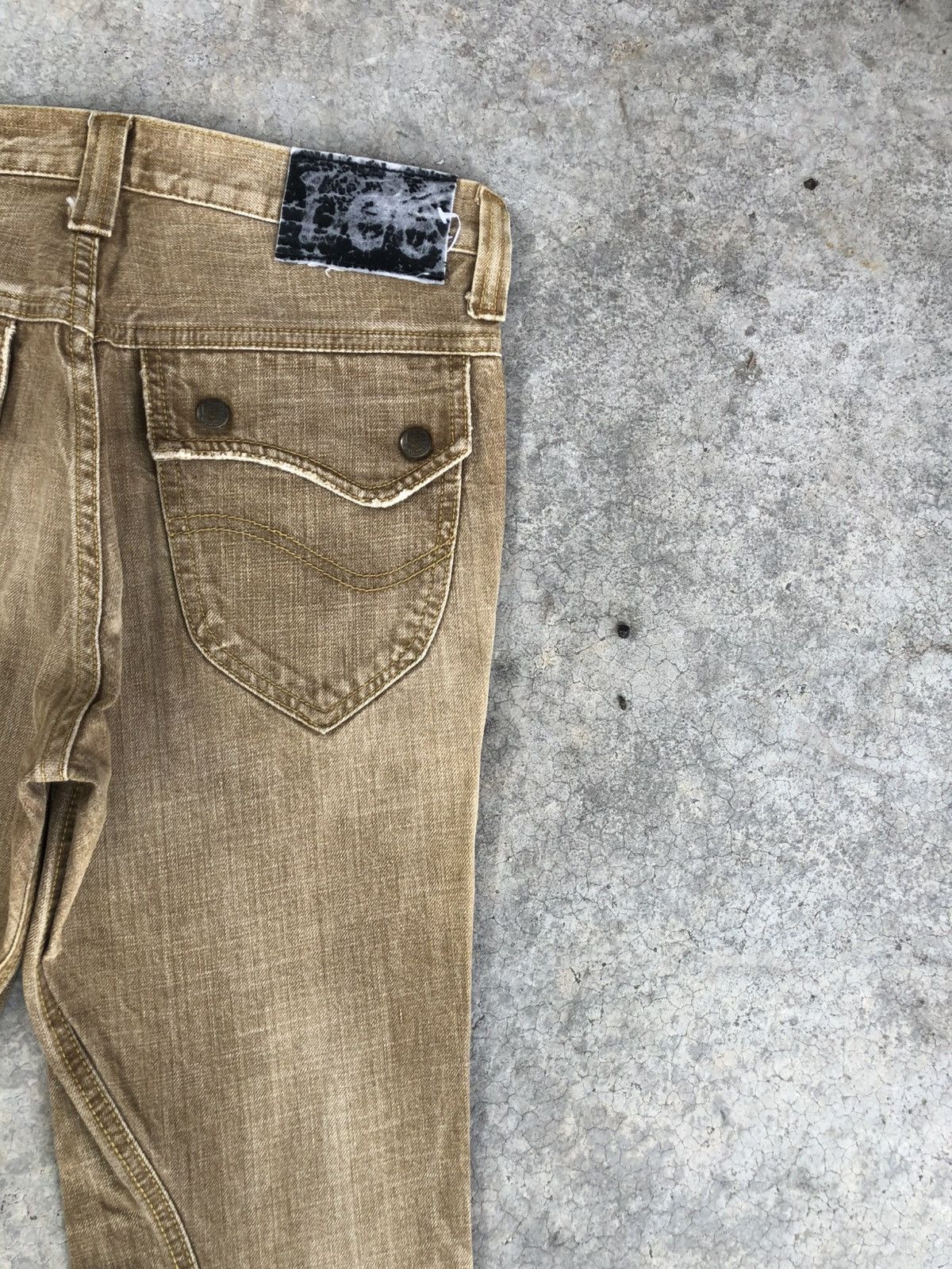 If Six Was Nine Japanese Lee Flared Jeans distressed Jeans Size US 30 / EU 46 - 10 Thumbnail