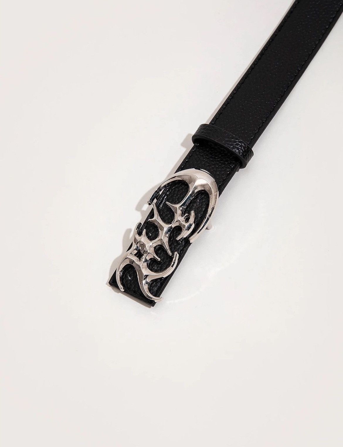 Jewelry × Vintage Streetwear Design Buckle PU Leather Belt Size ONE SIZE - 3 Thumbnail