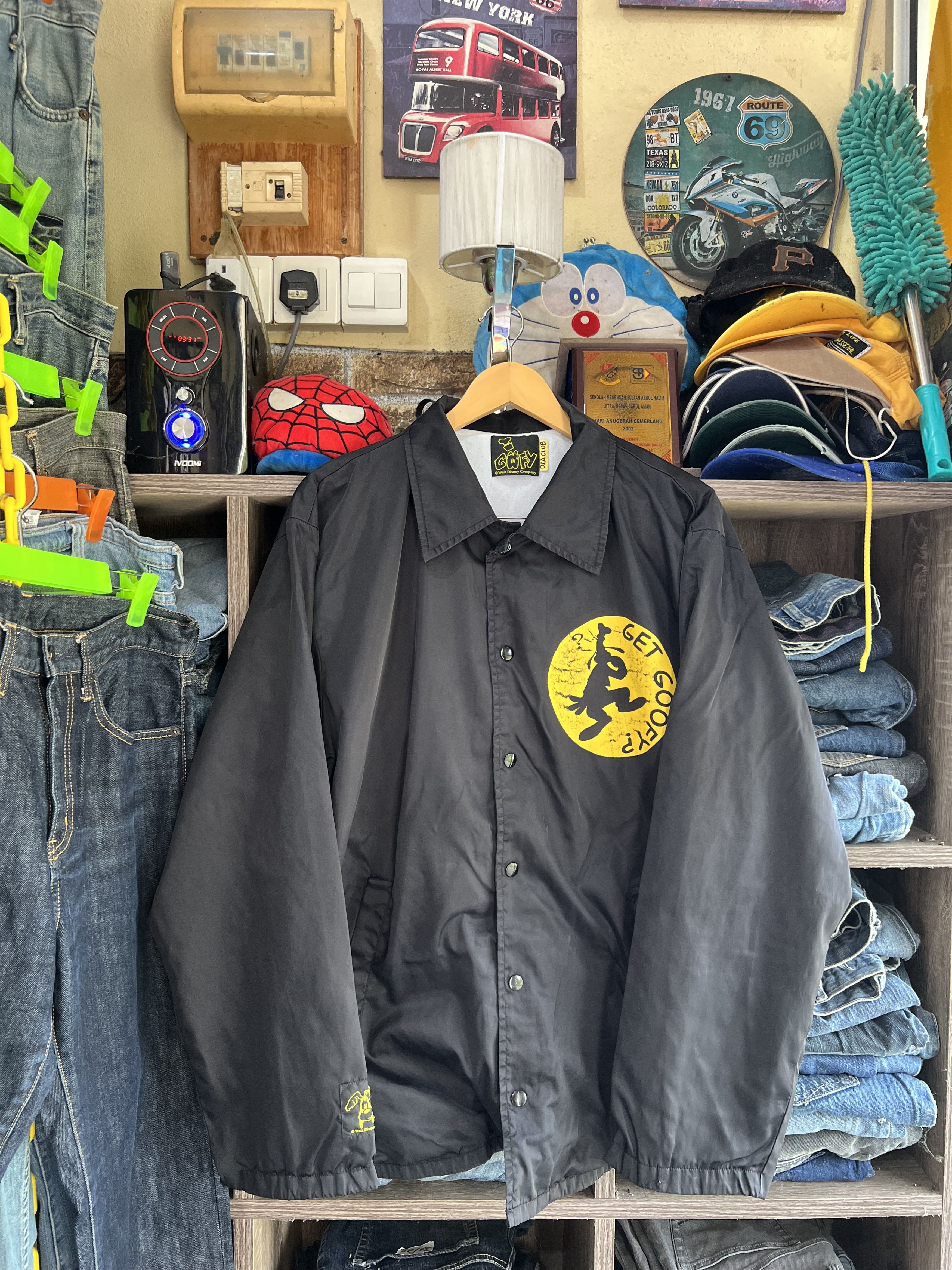 Cartoon Network 🔥Vintage Goofy Inspired Wu Tang Button Jacket Size US XL / EU 56 / 4 - 16 Thumbnail