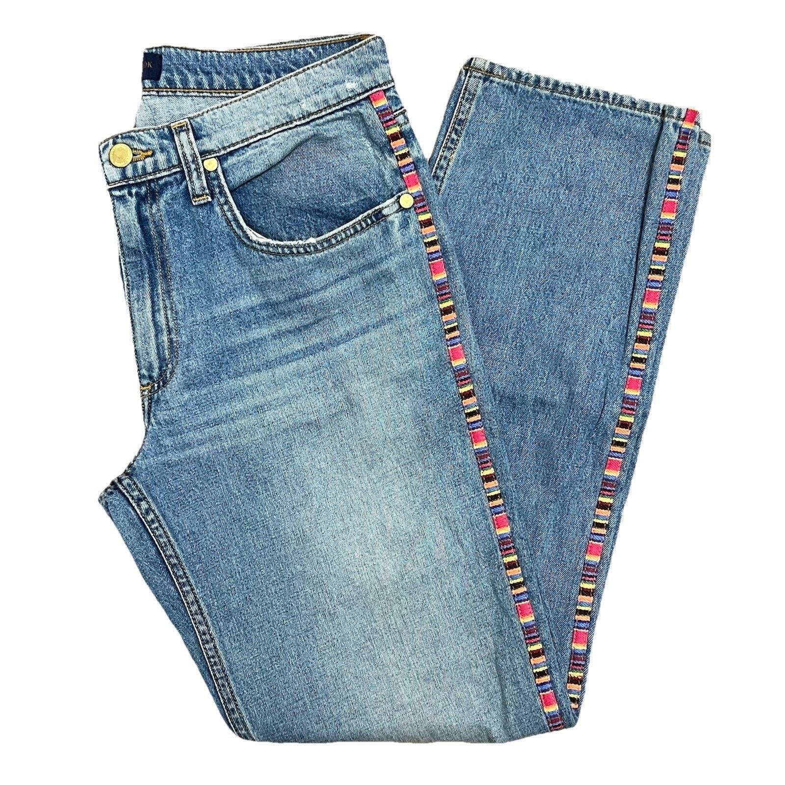 Ramy Brook Ramy Brook Sz 26 Rosie Boyfriend Cropped Jean Mid-Rise Size 26" / US 2 / IT 38 - 1 Thumbnail