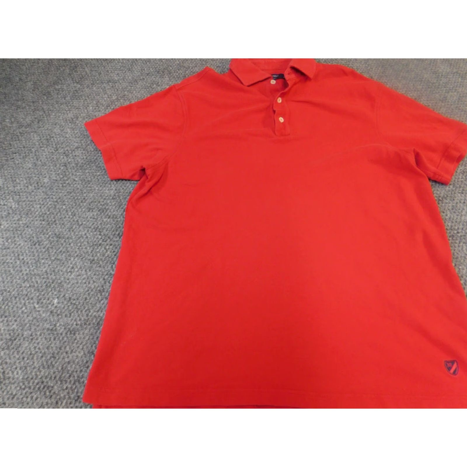Cremieux Cremieux Polo Shirt Mens Large Red Classic Collared Short Sleeve Golf Breathable 100% Cotton Logo Size US L / EU 52-54 / 3 - 6 Thumbnail