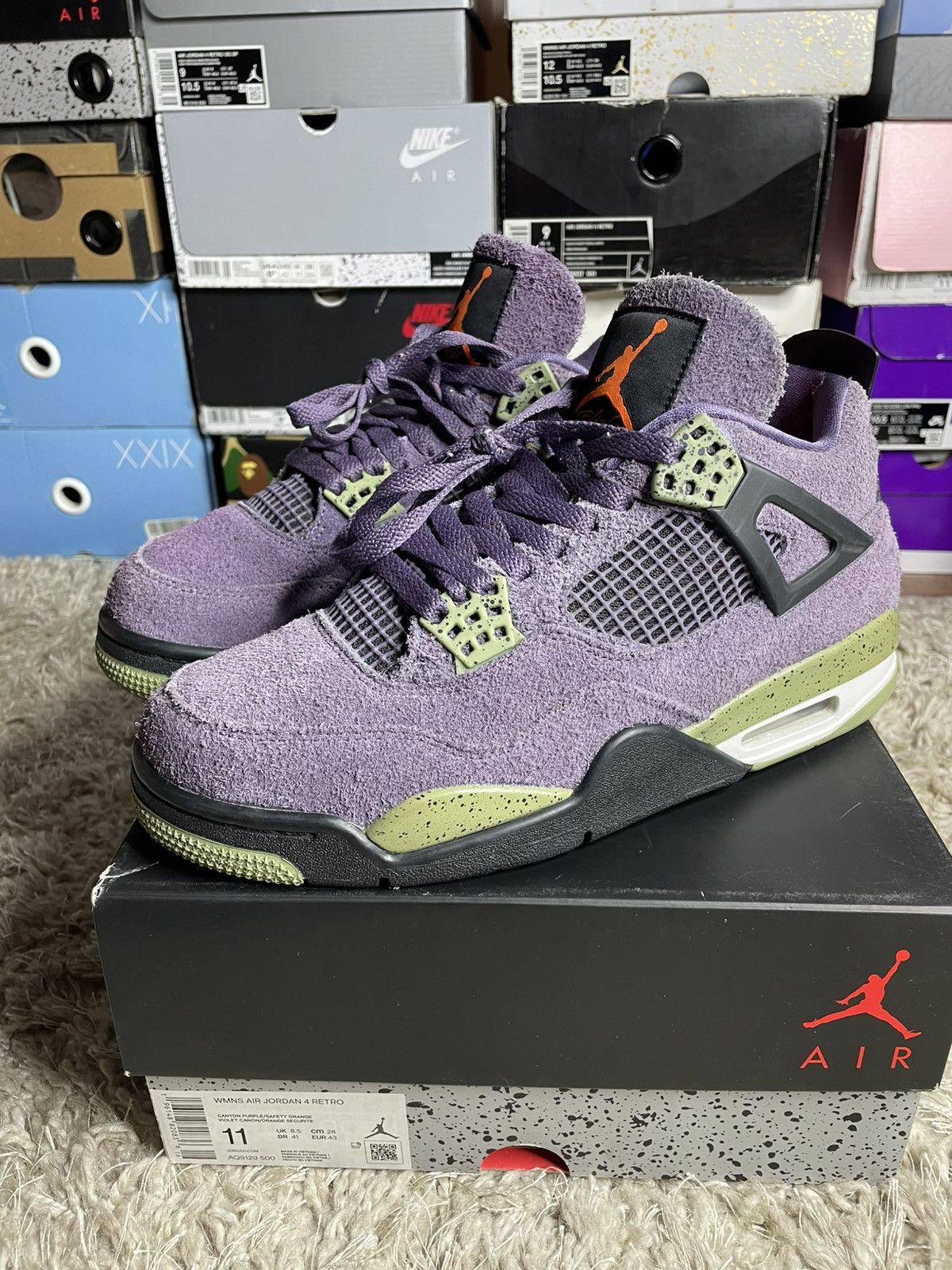 Jordan Brand Jordan 4 Canyon Purple Size US 11 / IT 41 - 1 Thumbnail