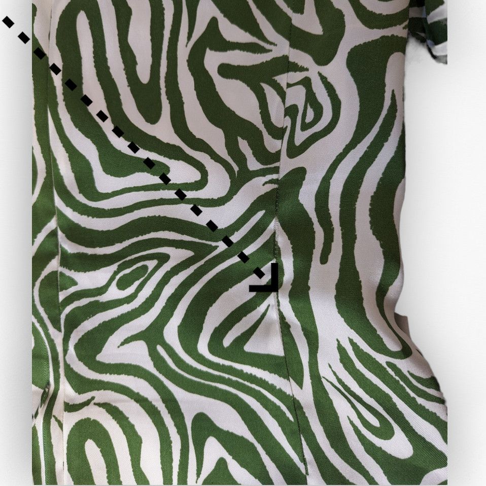 Cinq a Sept Cinq a Sept Kacy maxi dress size 14 green zebra print Size XL / US 12-14 / IT 48-50 - 8 Thumbnail