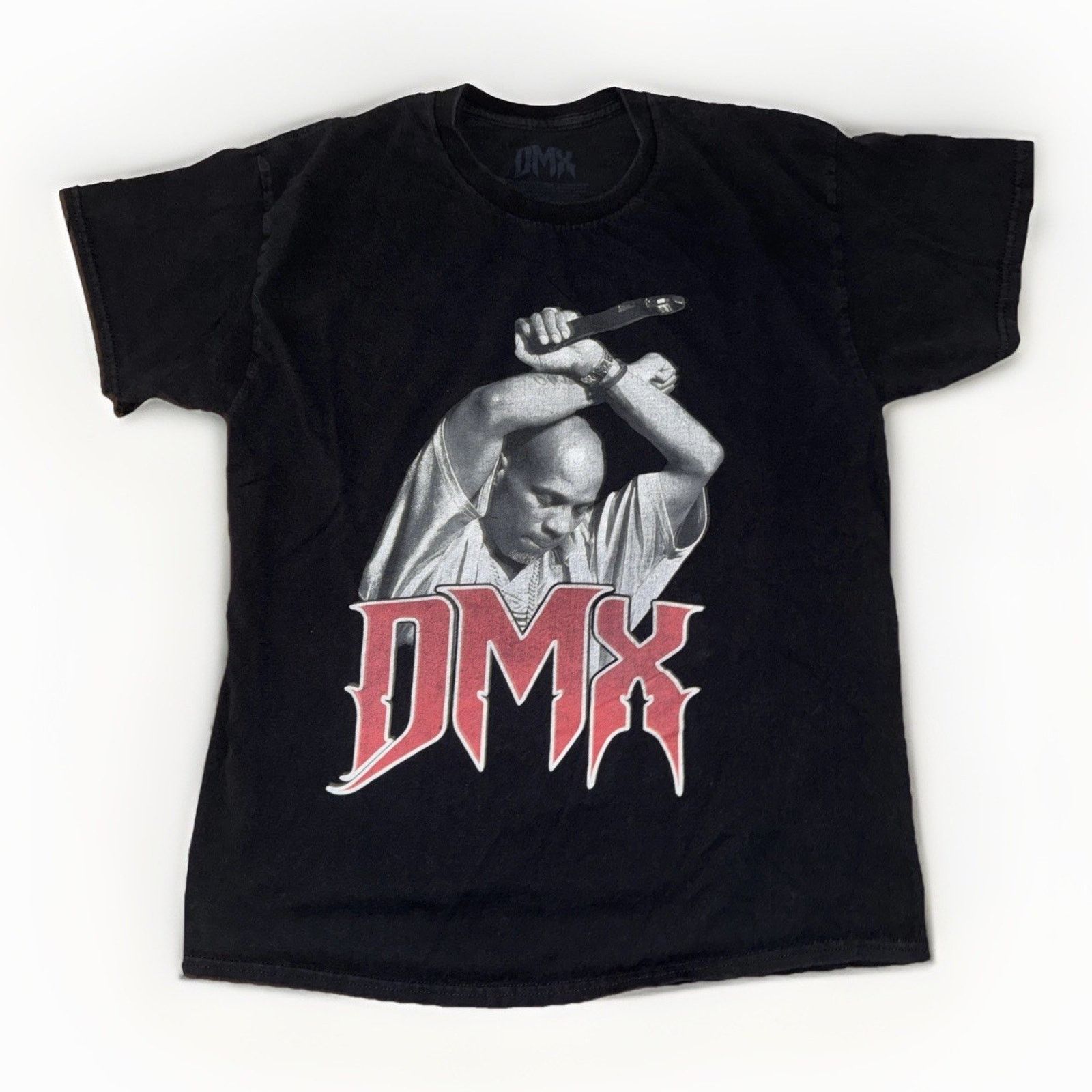Band Tees DMX Rap T-Shirt Black Large 20x26 Hip-Hop 90s Y2K Size US L / EU 52-54 / 3 - 1 Thumbnail