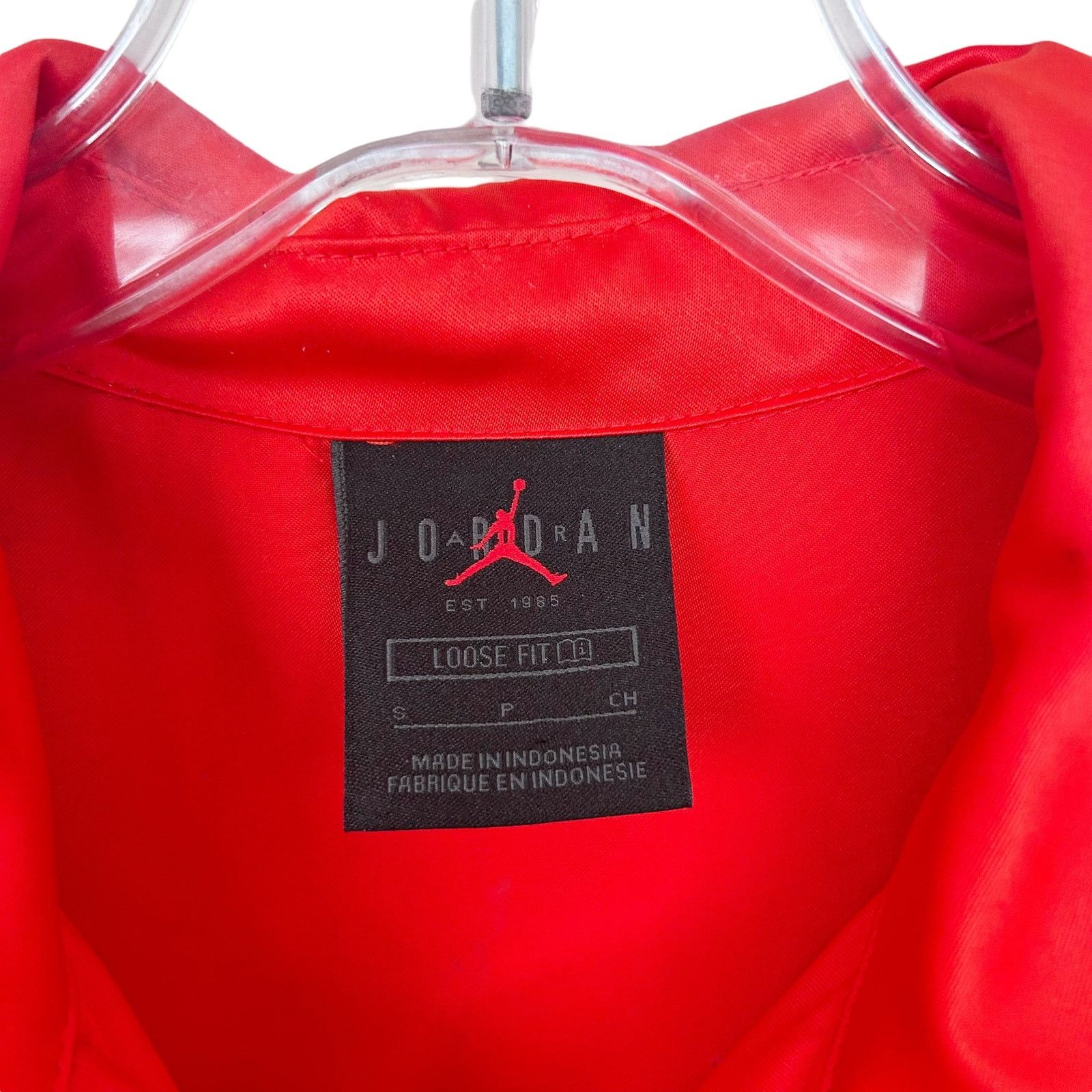 Jordan Brand Jordan Classics Habanero Red Full Zip Long Sleeve Sz S Size S / US 4 / IT 40 - 2 Thumbnail
