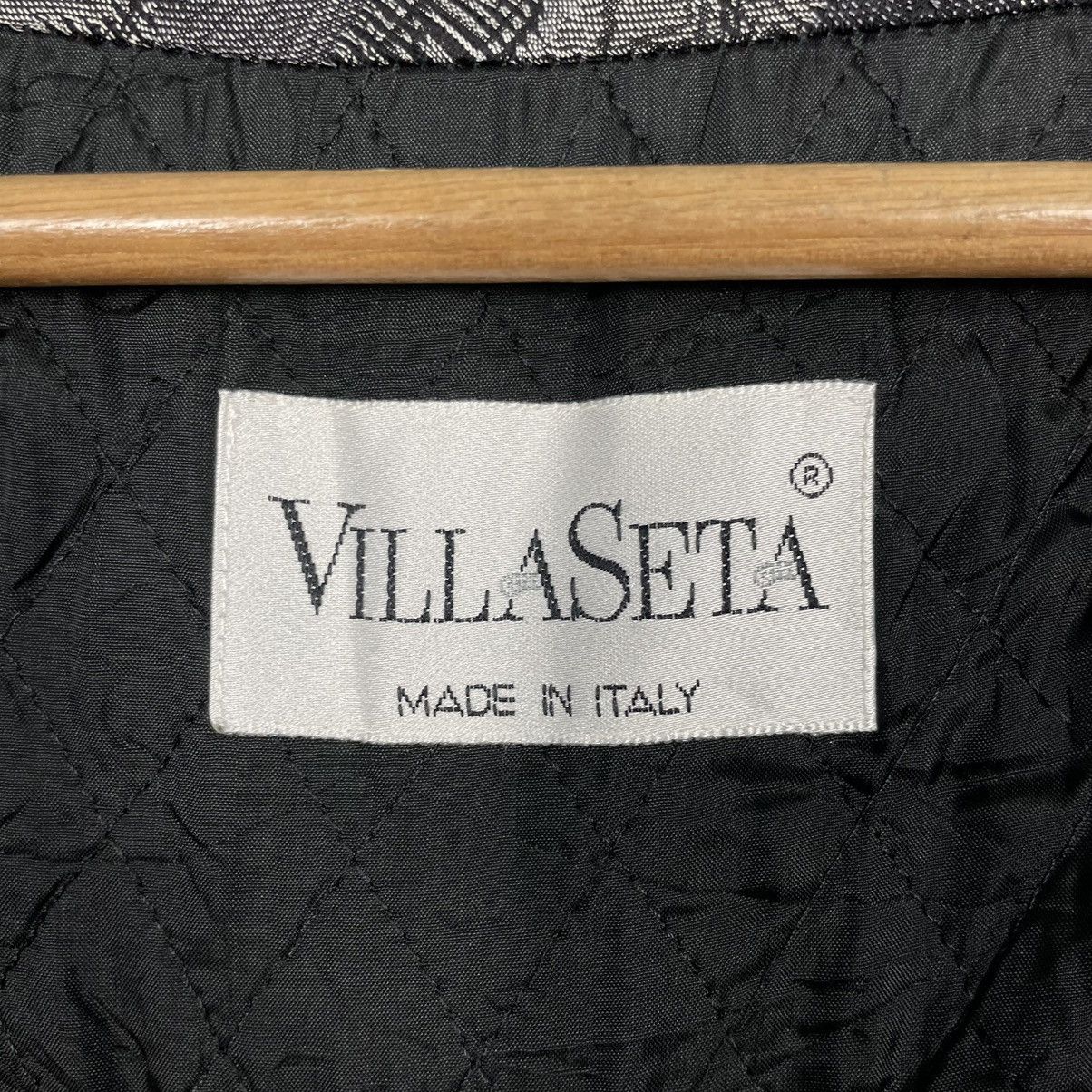 Other Made In Italy Villa Seta Abstract Design Crop Jacket Size M / US 6-8 / IT 42-44 - 14 Thumbnail