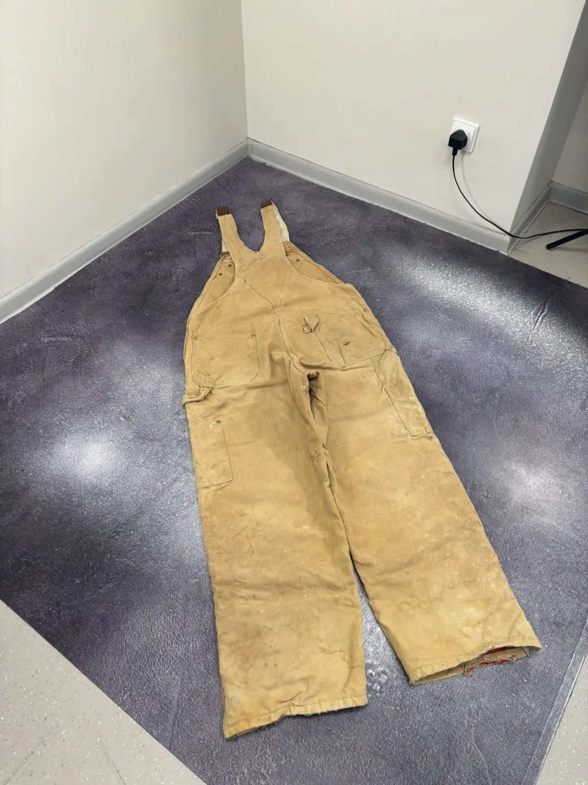 Carhartt × Vintage Vintage Carhartt Double Knee USA Workwear Dad Hype Overall Size US 40 / EU 56 - 15 Thumbnail