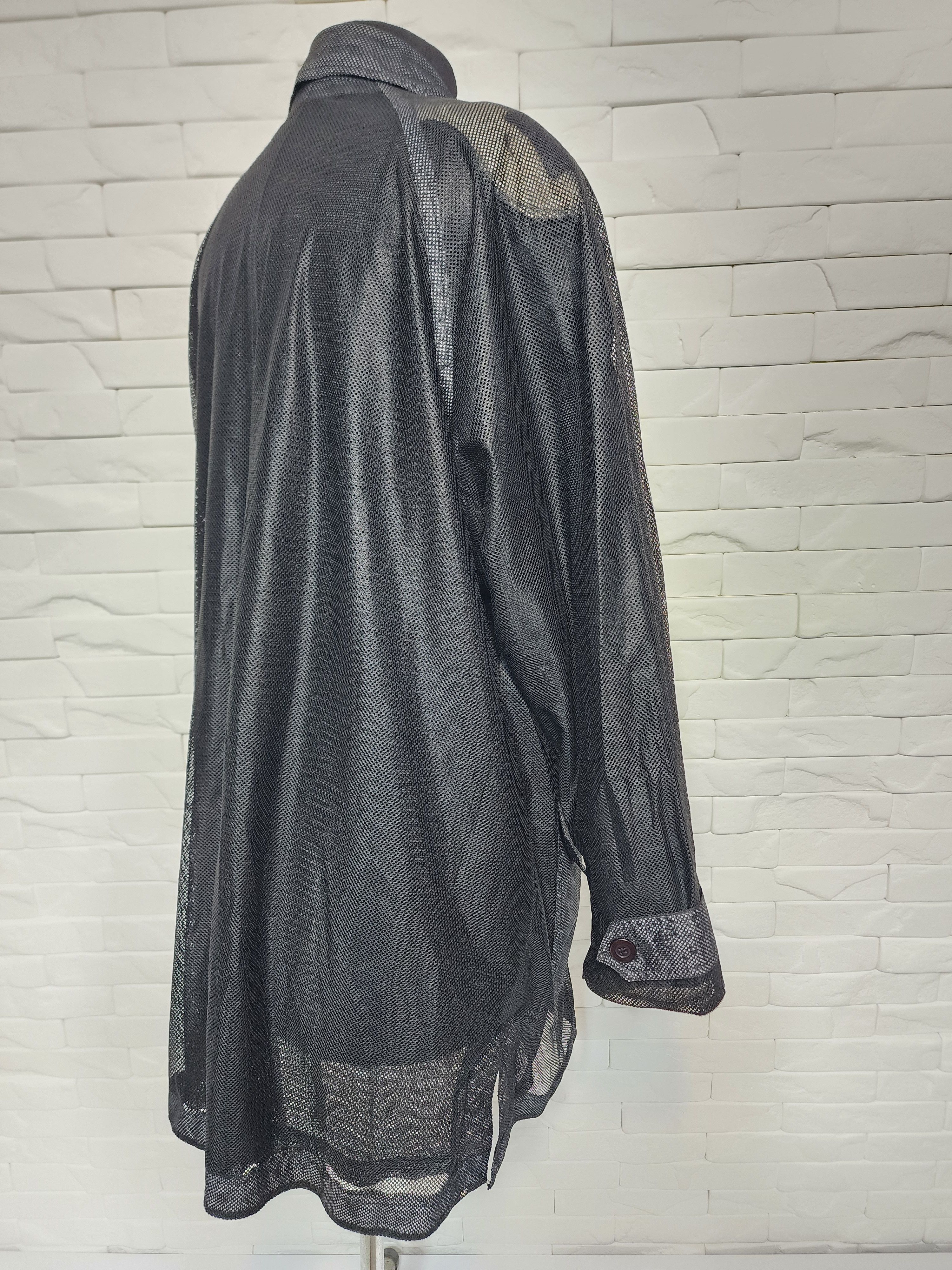 Designer Women's black jacket with a metal zipper. Size 3XL / US 20-22 - 5 Thumbnail