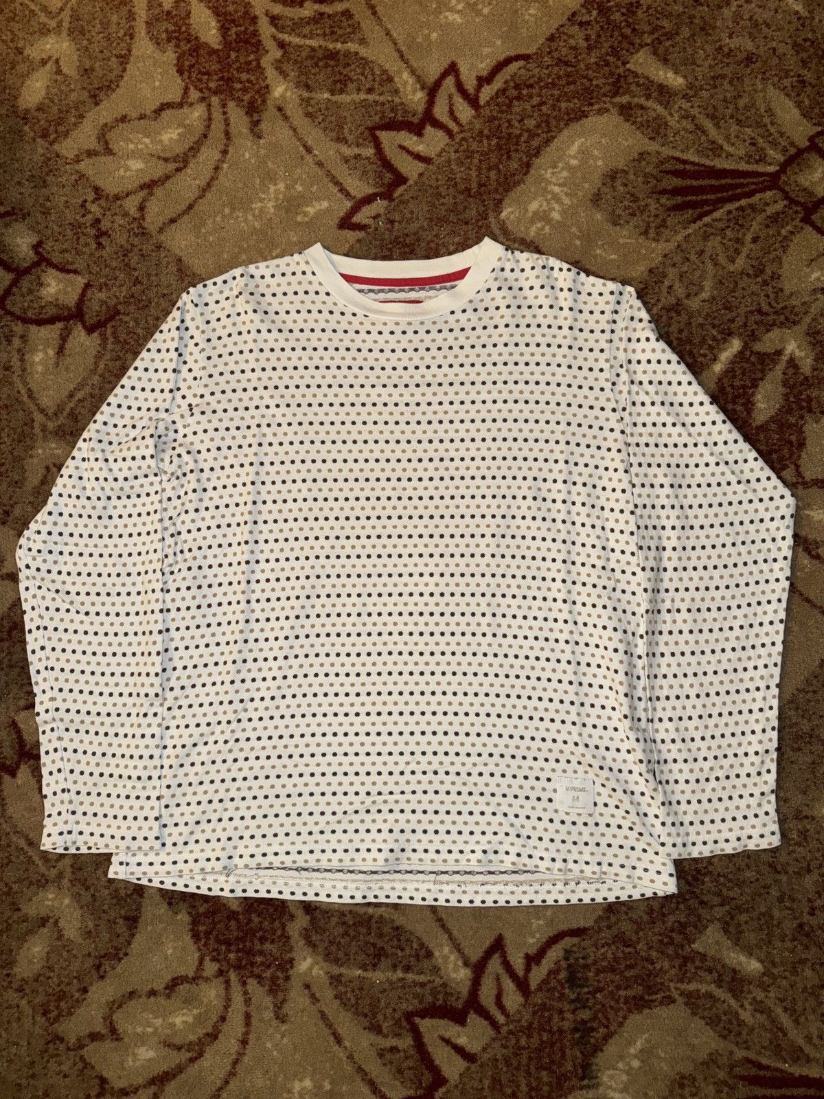 Supreme Supreme Polka Dot Long Sleeve FW09 Size US M / EU 48-50 / 2 - 2 Thumbnail