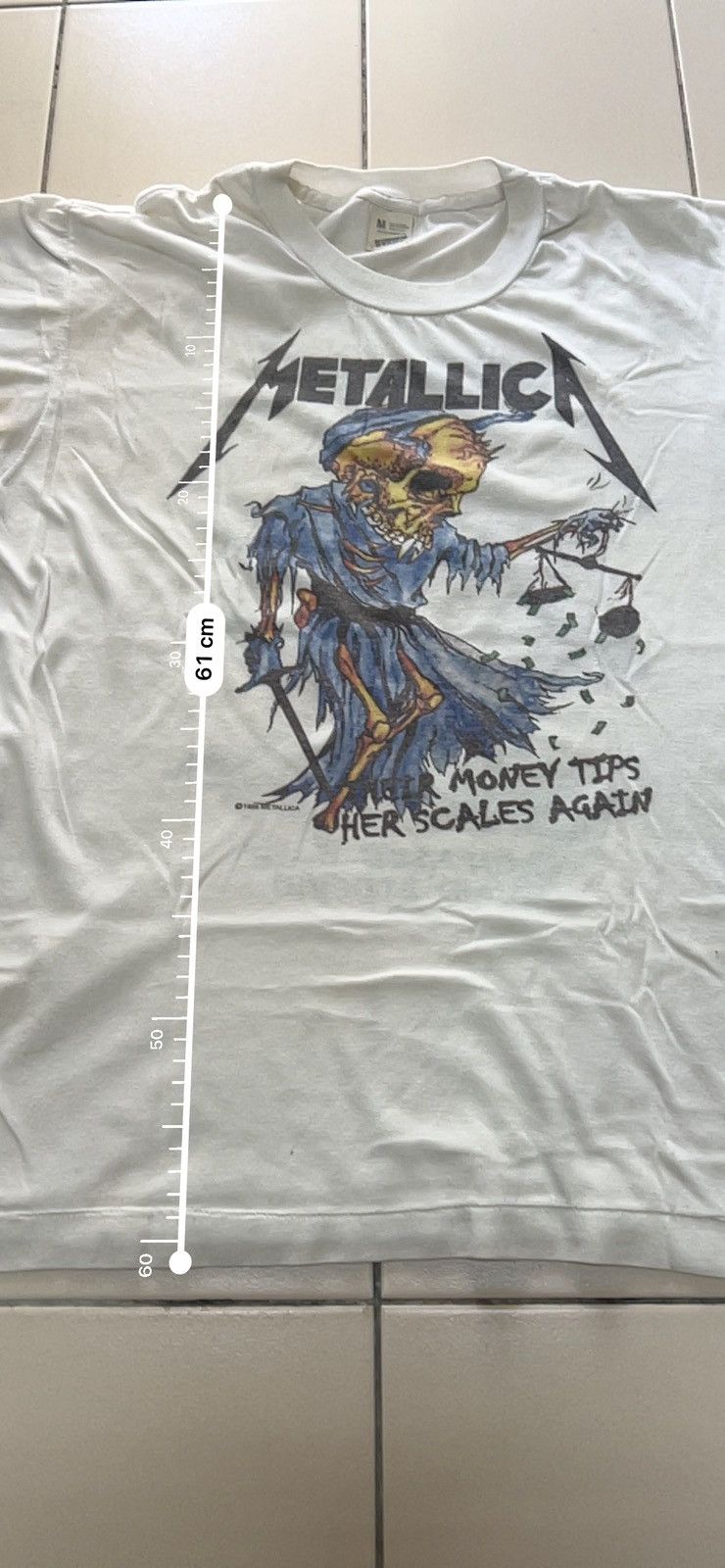 Band Tees × Metallica × Vintage Metallica 1988 - Vintage Size US M / EU 48-50 / 2 - 9 Thumbnail