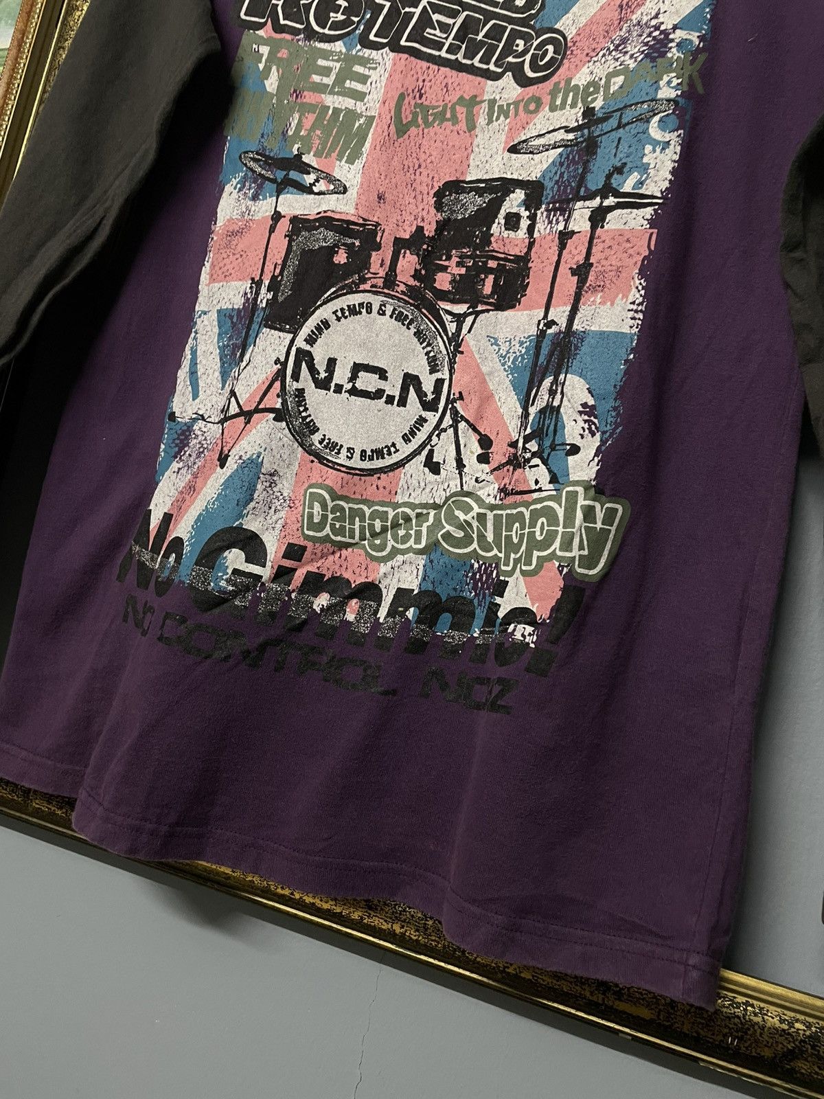 Designer × Japanese Brand × Vintage Vintage 1990s Japan Designer Oblo United Retempo Music faded Size US M / EU 48-50 / 2 - 5 Thumbnail