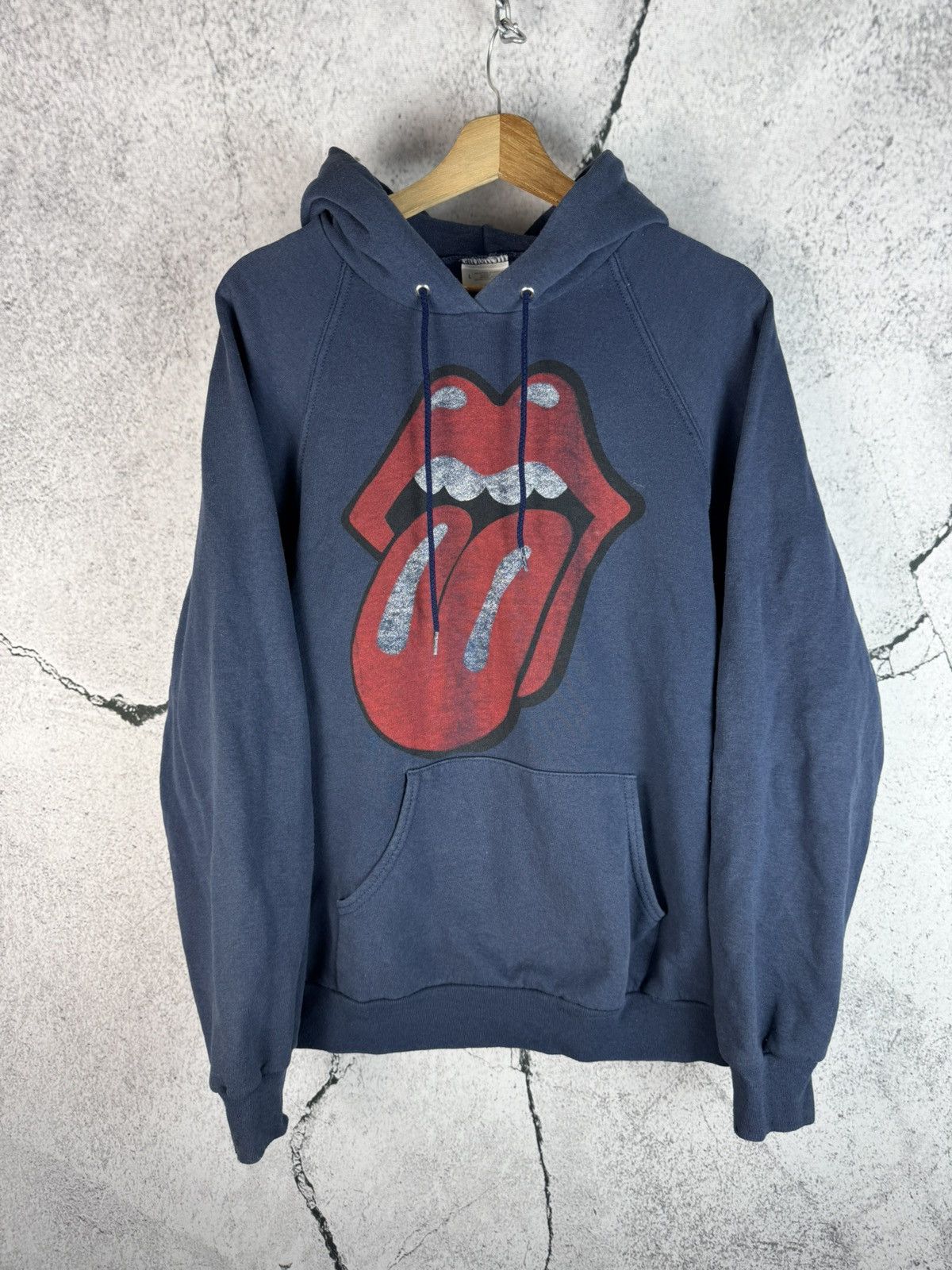 90s VTG Y2K The Rolling Stones Faded Rock Band Hoodie